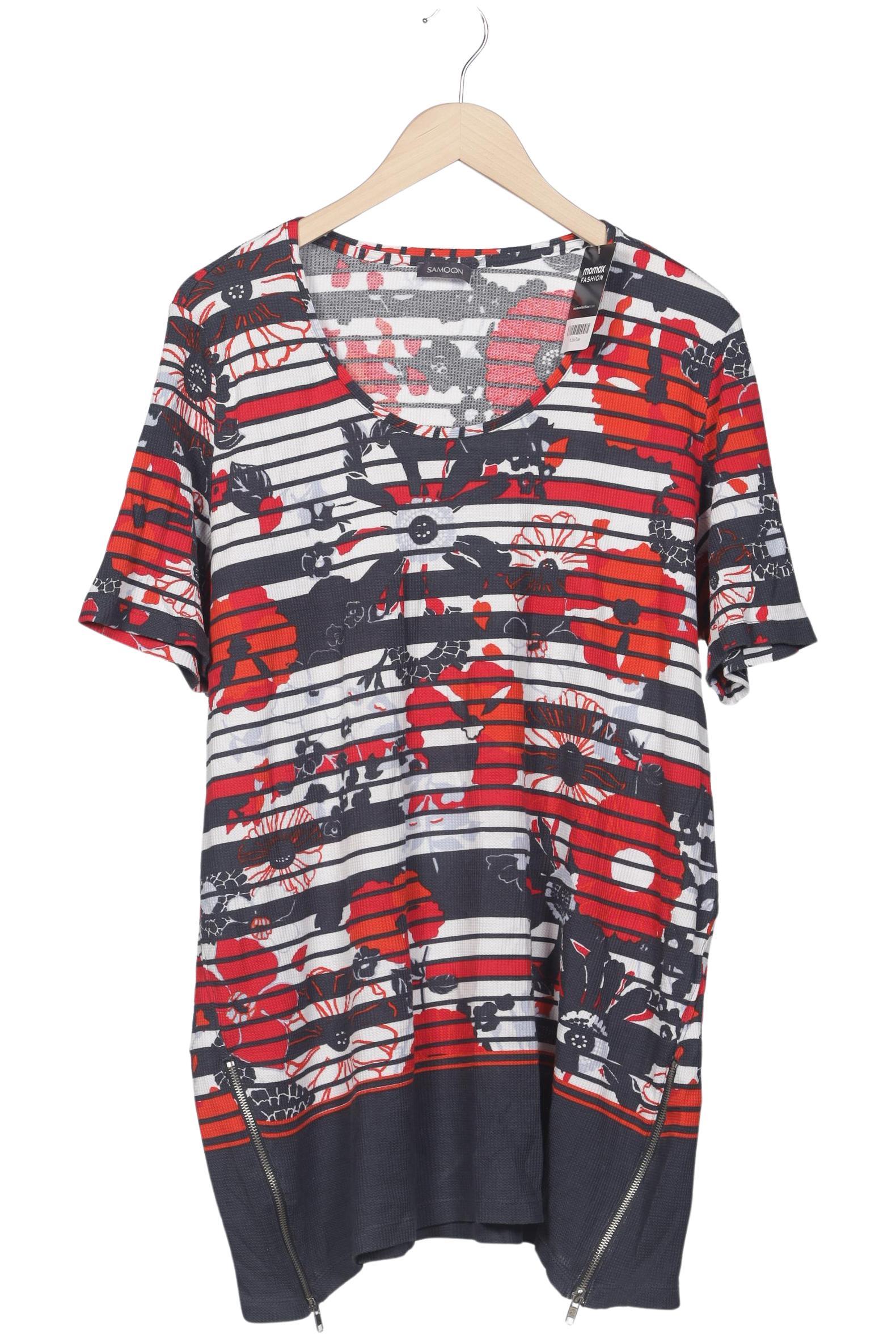 

Samoon by Gerry Weber Damen T-Shirt, mehrfarbig, Gr. 50