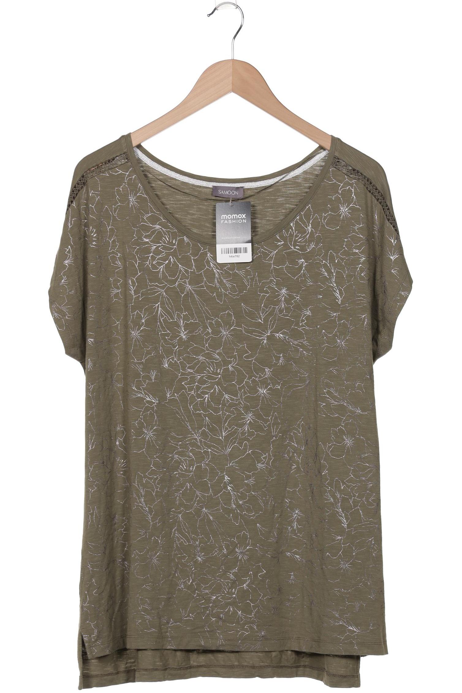 

Samoon by Gerry Weber Damen T-Shirt, grün, Gr. 44