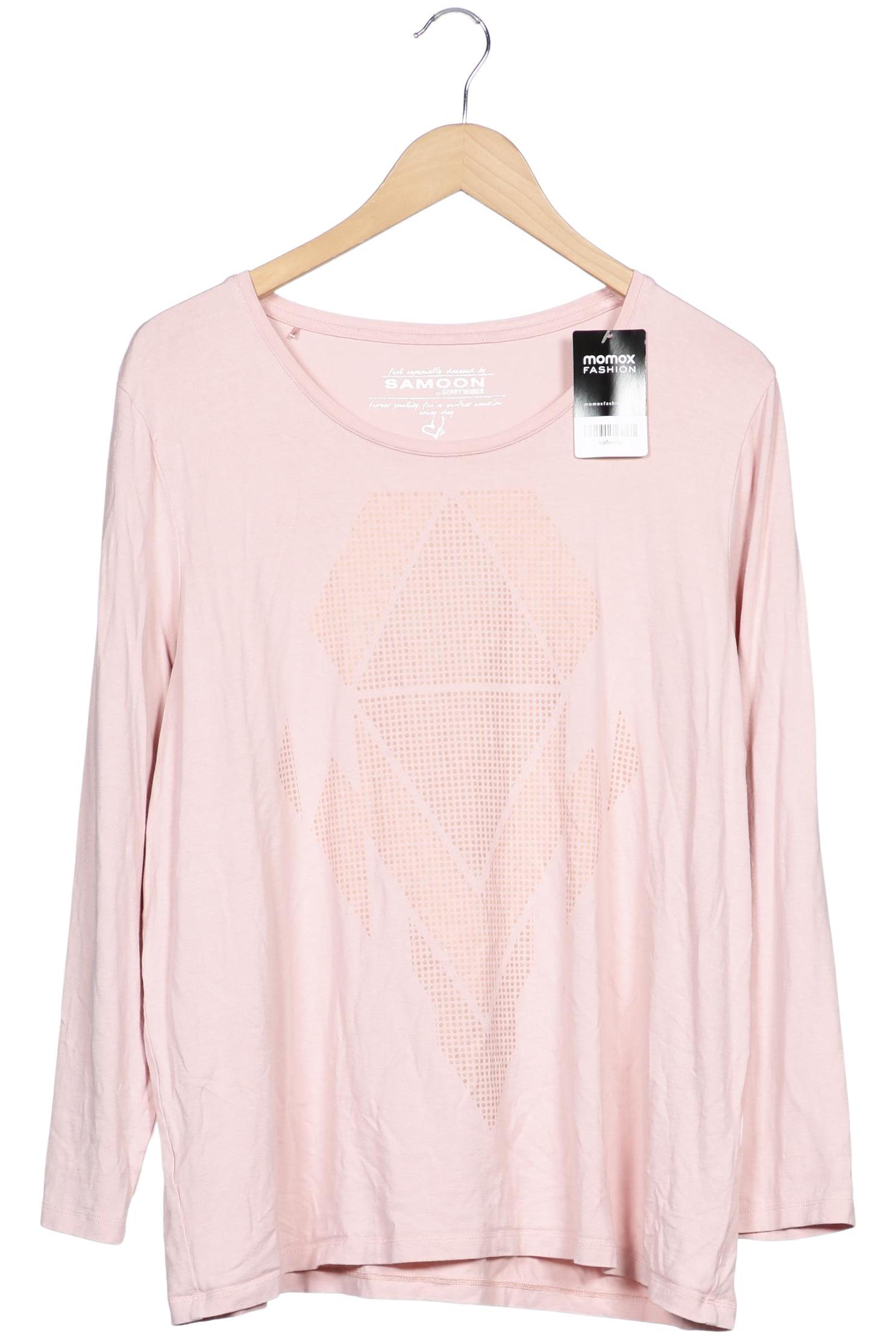 

Samoon by Gerry Weber Damen Langarmshirt, pink, Gr. 46