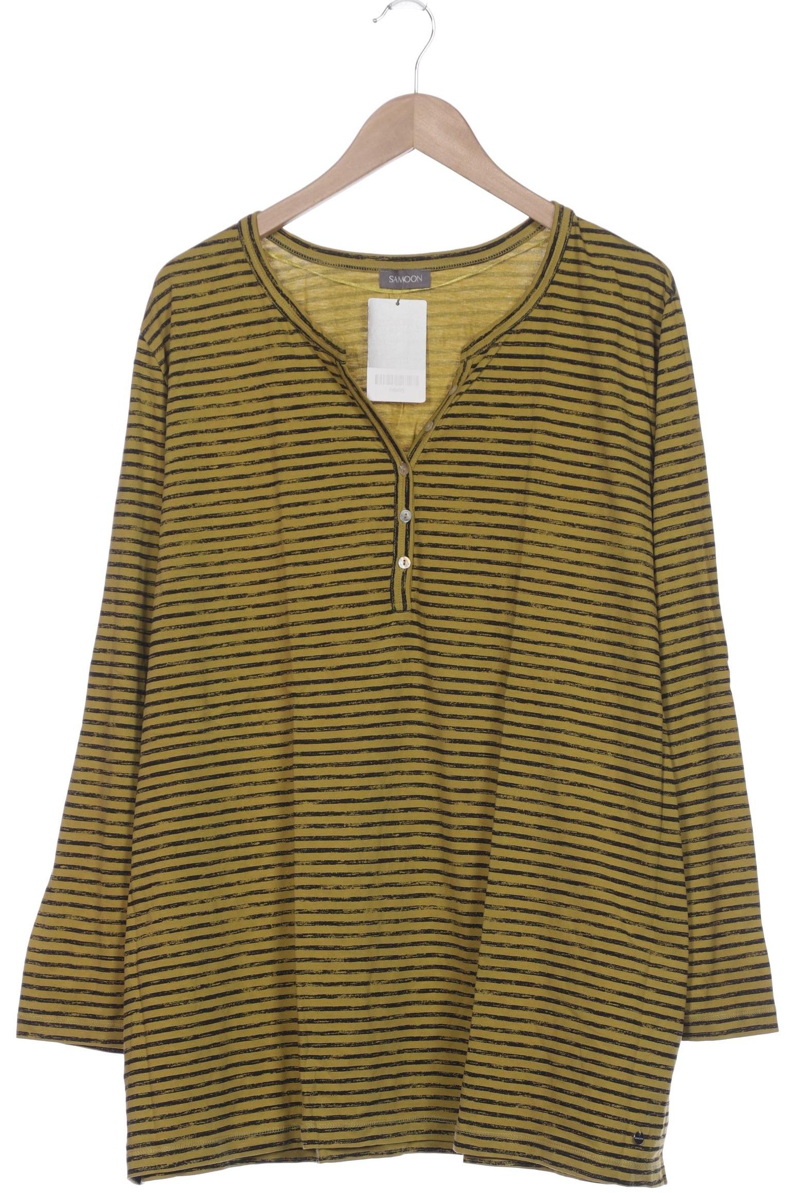 

Samoon by Gerry Weber Damen Langarmshirt, gelb, Gr. 46