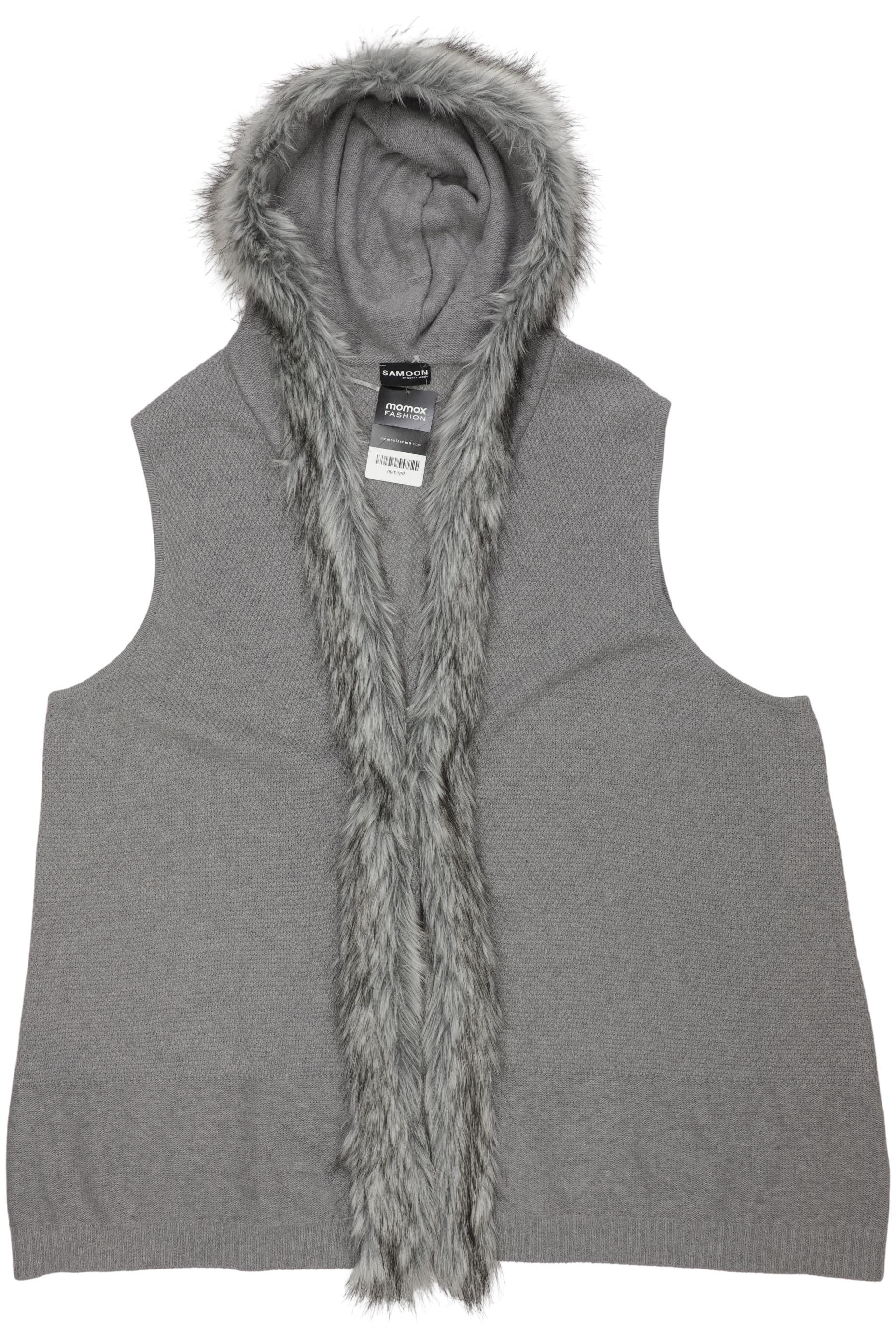 

Samoon by Gerry Weber Damen Weste, grau, Gr. 48