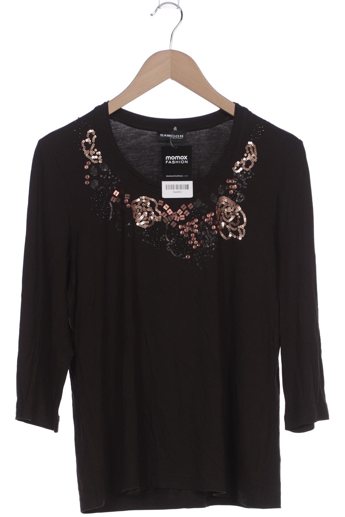 

Samoon by Gerry Weber Damen Langarmshirt, braun, Gr. 44