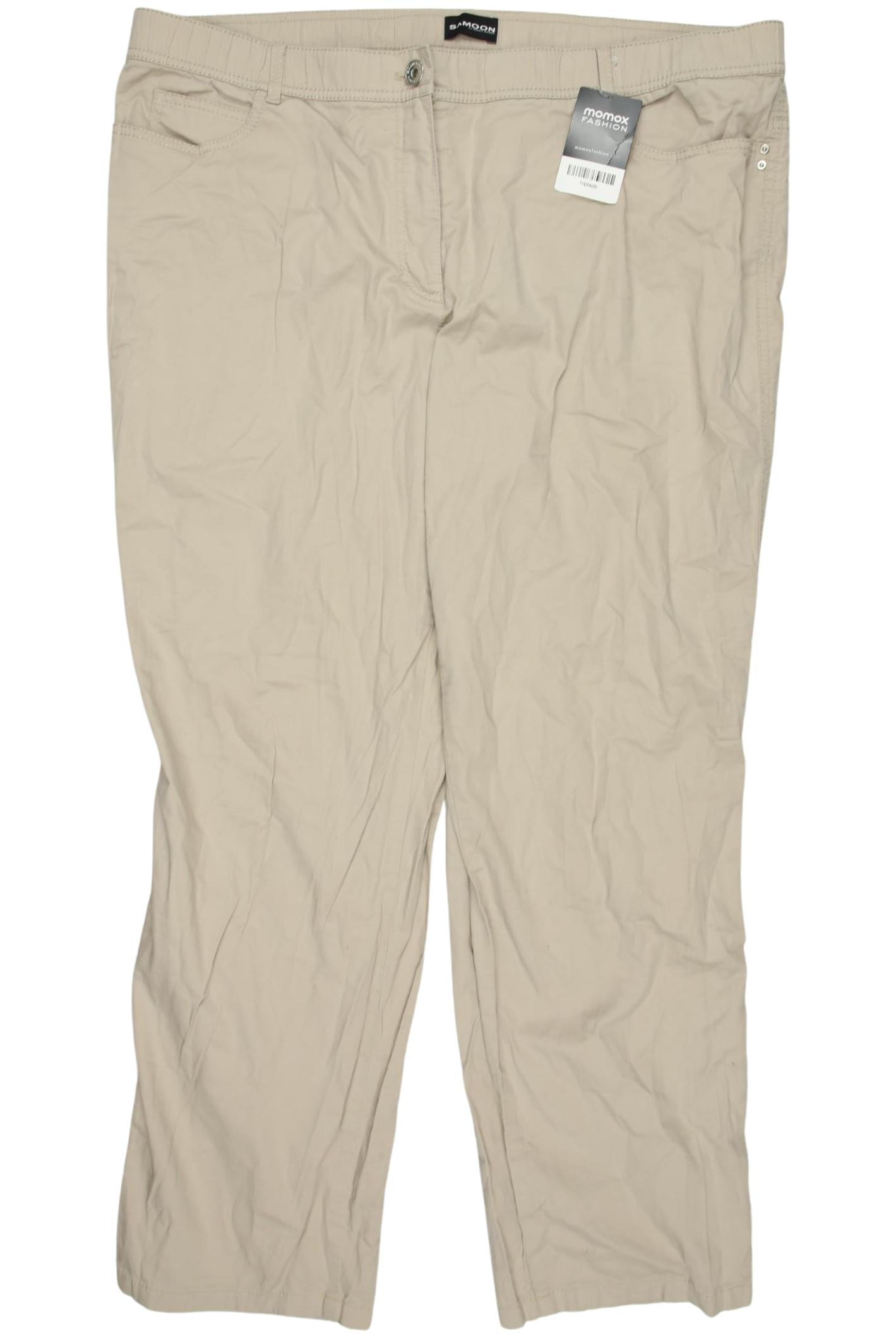 

Samoon by Gerry Weber Damen Stoffhose, beige, Gr. 48
