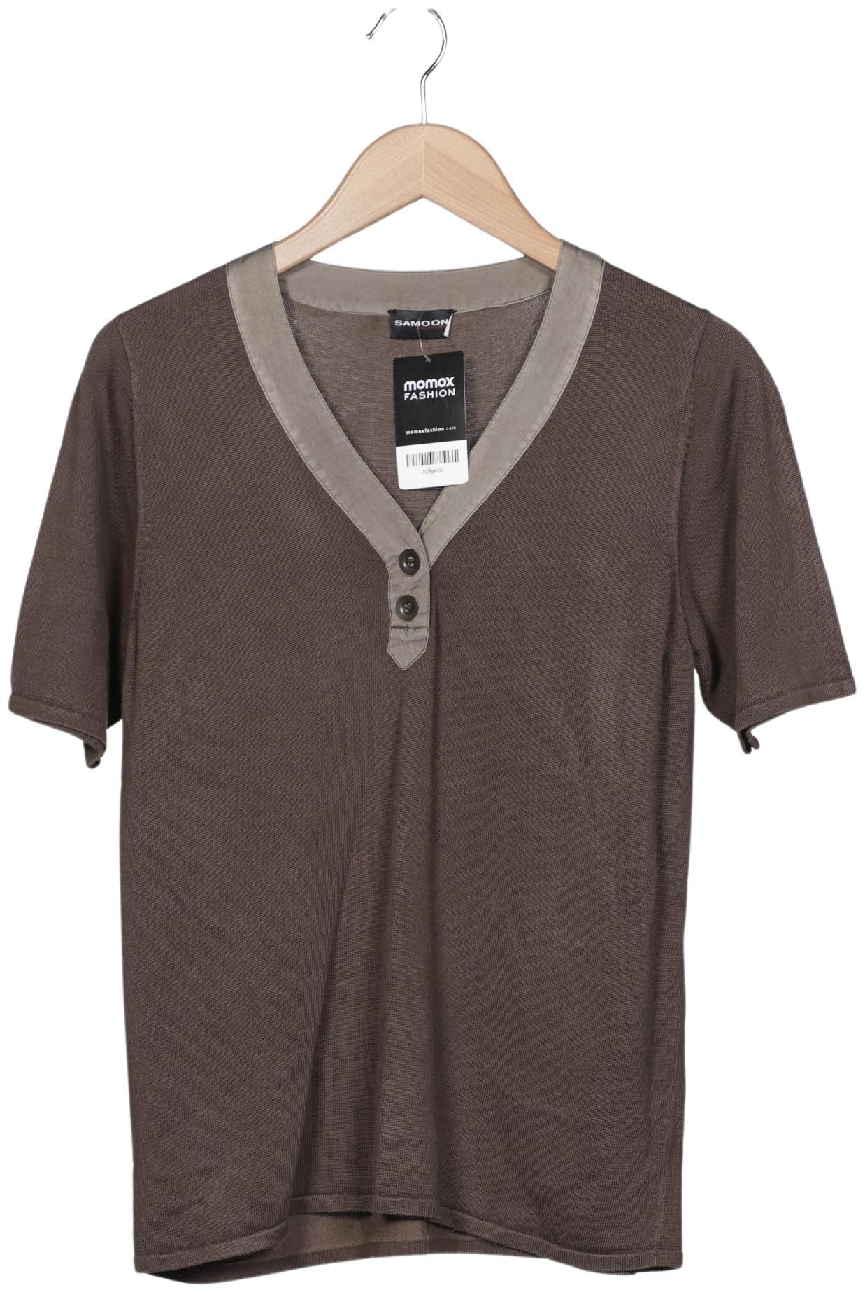 

Samoon by Gerry Weber Damen T-Shirt, braun, Gr. 42