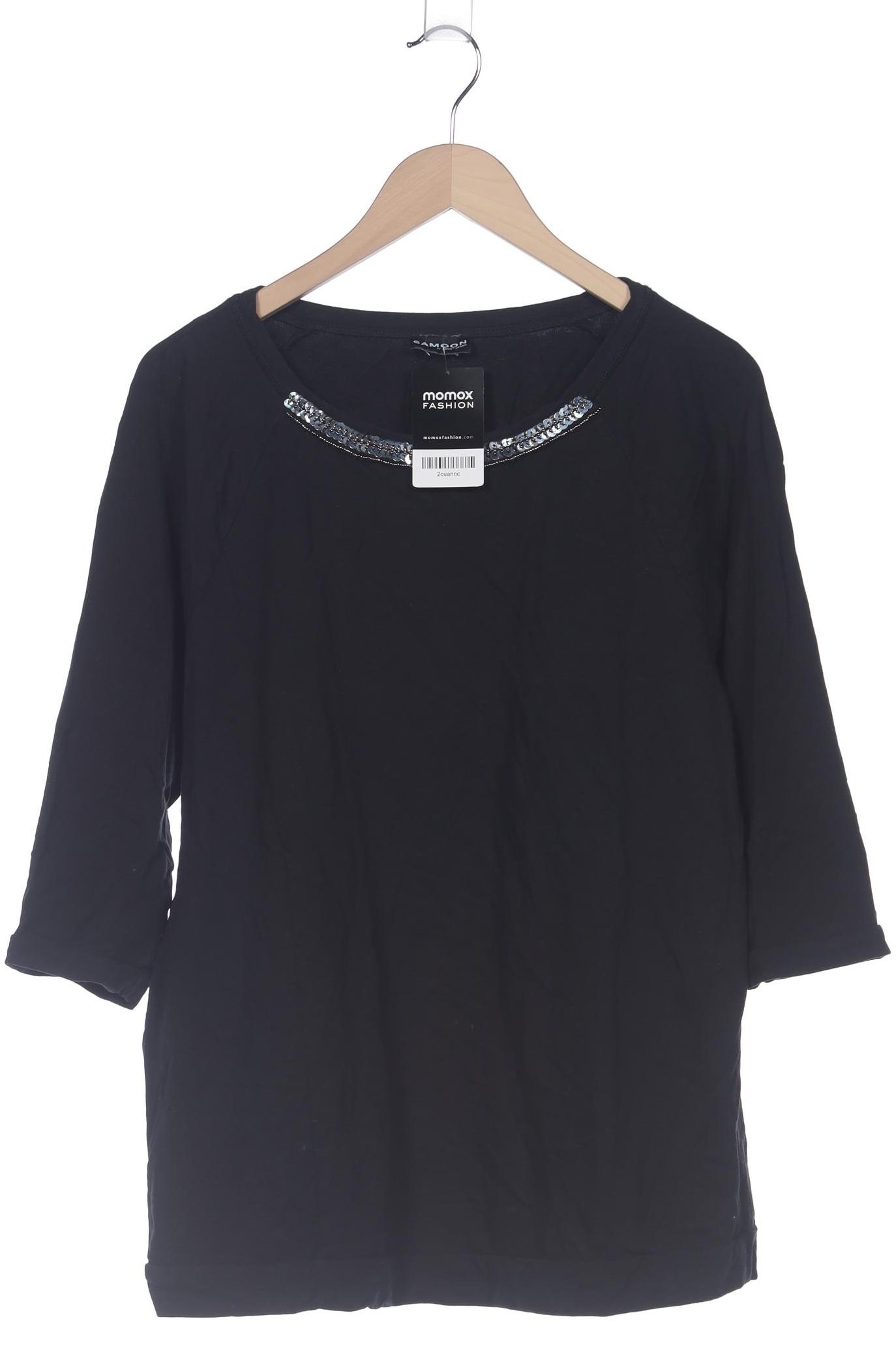 

Samoon by Gerry Weber Damen Sweatshirt, schwarz, Gr. 44