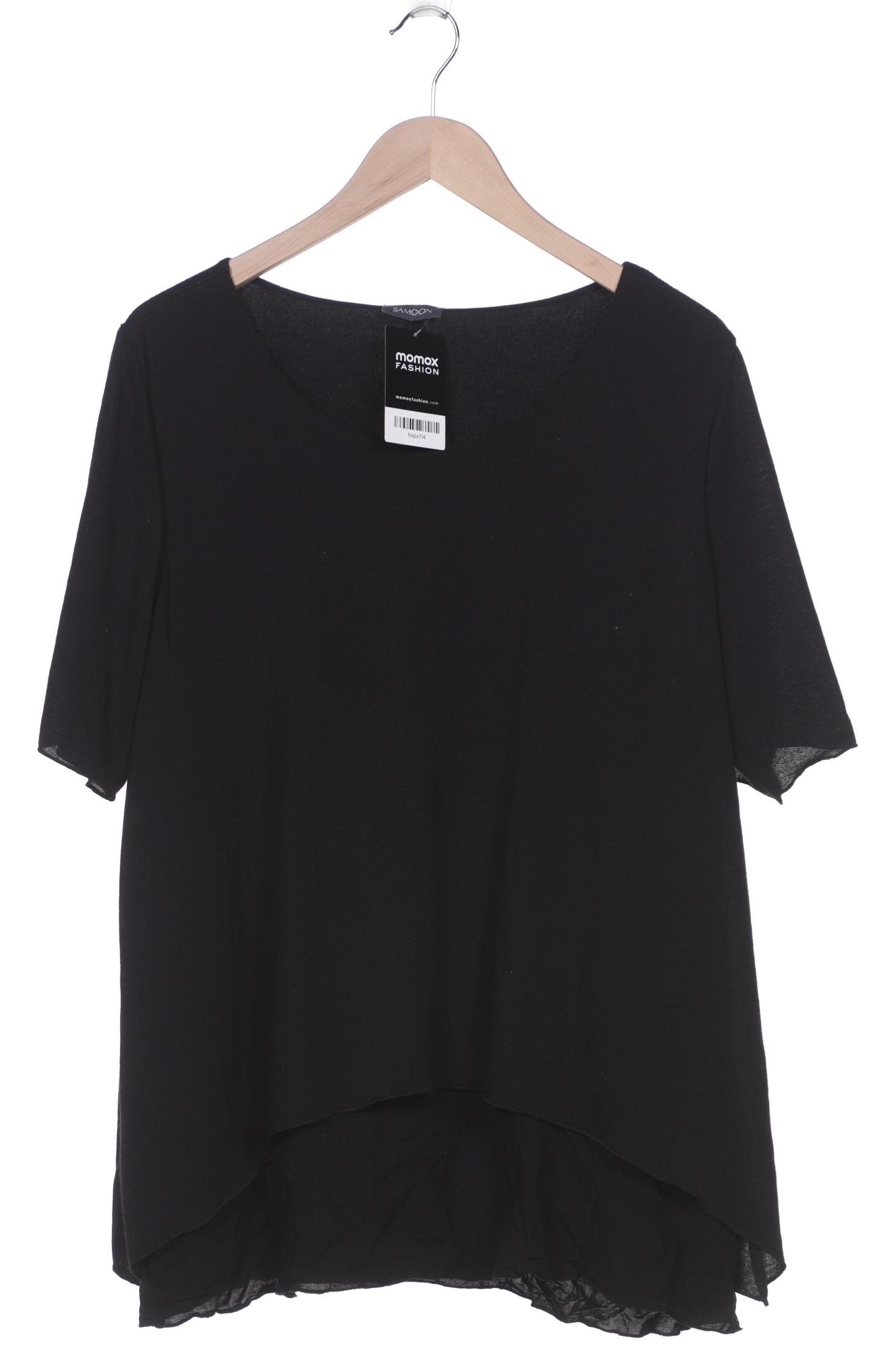 

Samoon by Gerry Weber Damen T-Shirt, schwarz, Gr. 48