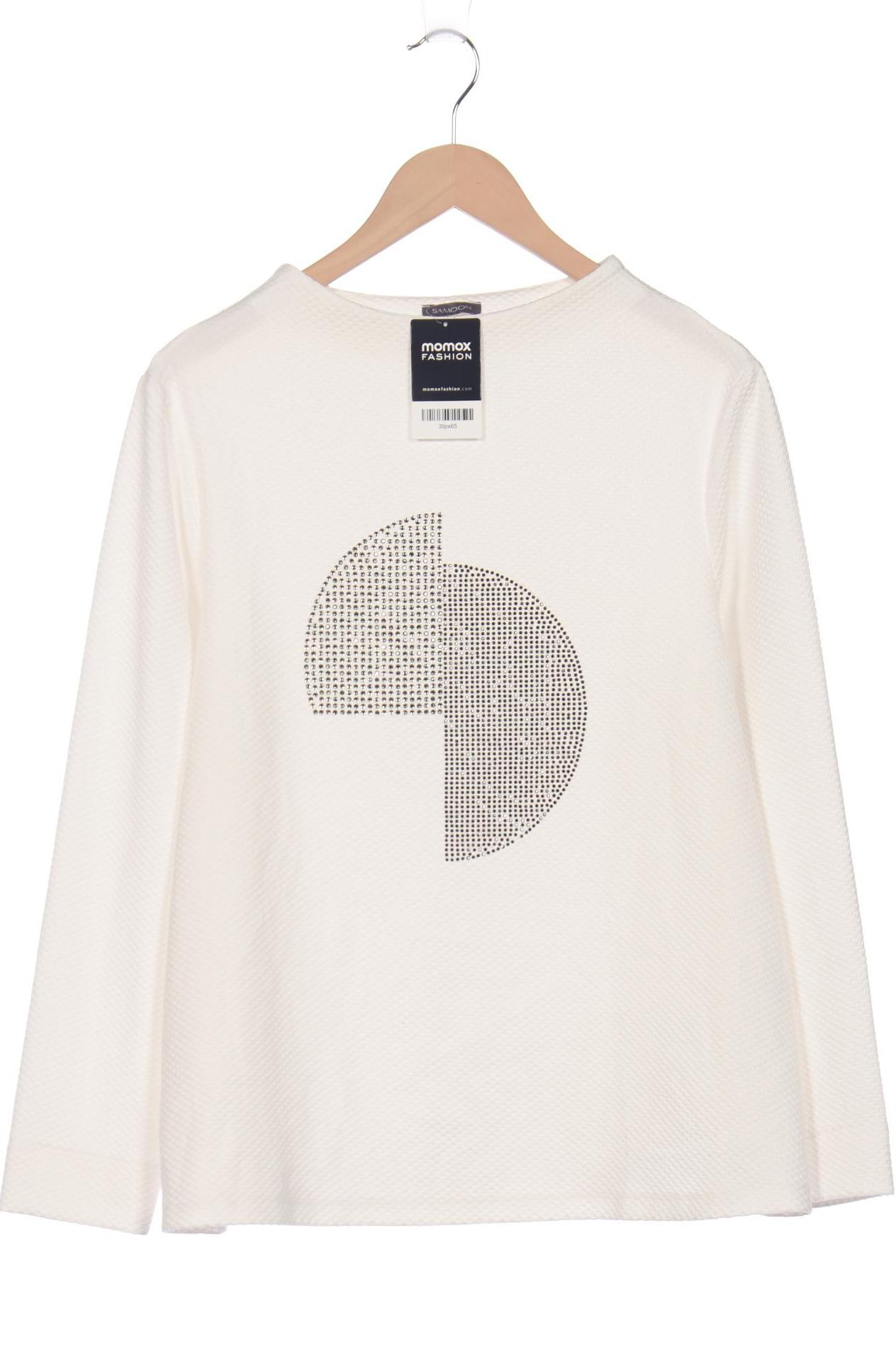 

Samoon by Gerry Weber Damen Sweatshirt, weiß, Gr. 46