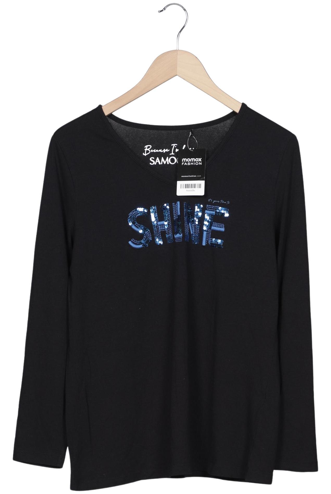 Thumbnail - Samoon by Gerry Weber Damen Langarmshirt, schwarz, Gr. 42