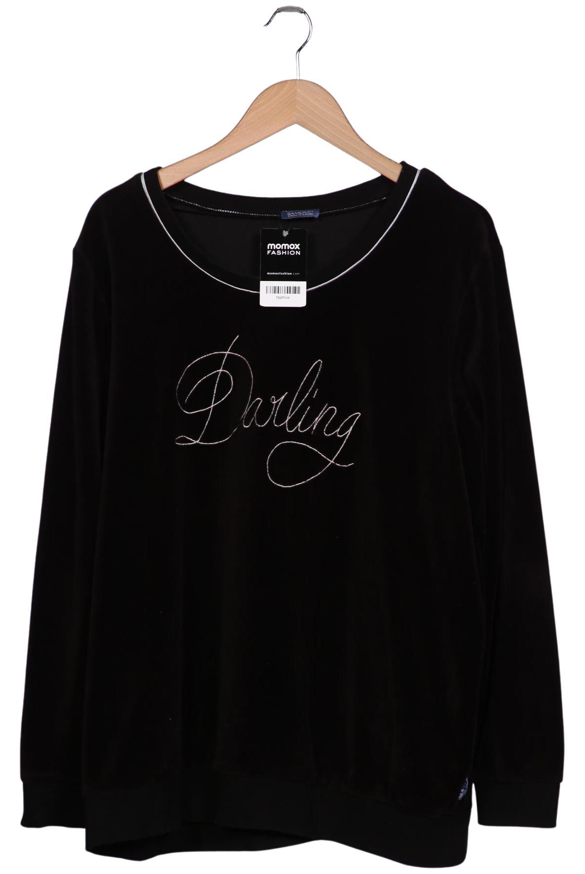 

Samoon by Gerry Weber Damen Sweatshirt, schwarz, Gr. 48