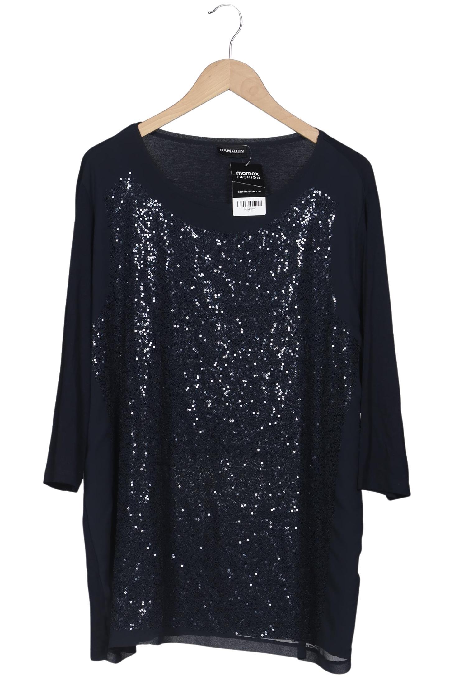 

Samoon by Gerry Weber Damen Langarmshirt, marineblau, Gr. 48