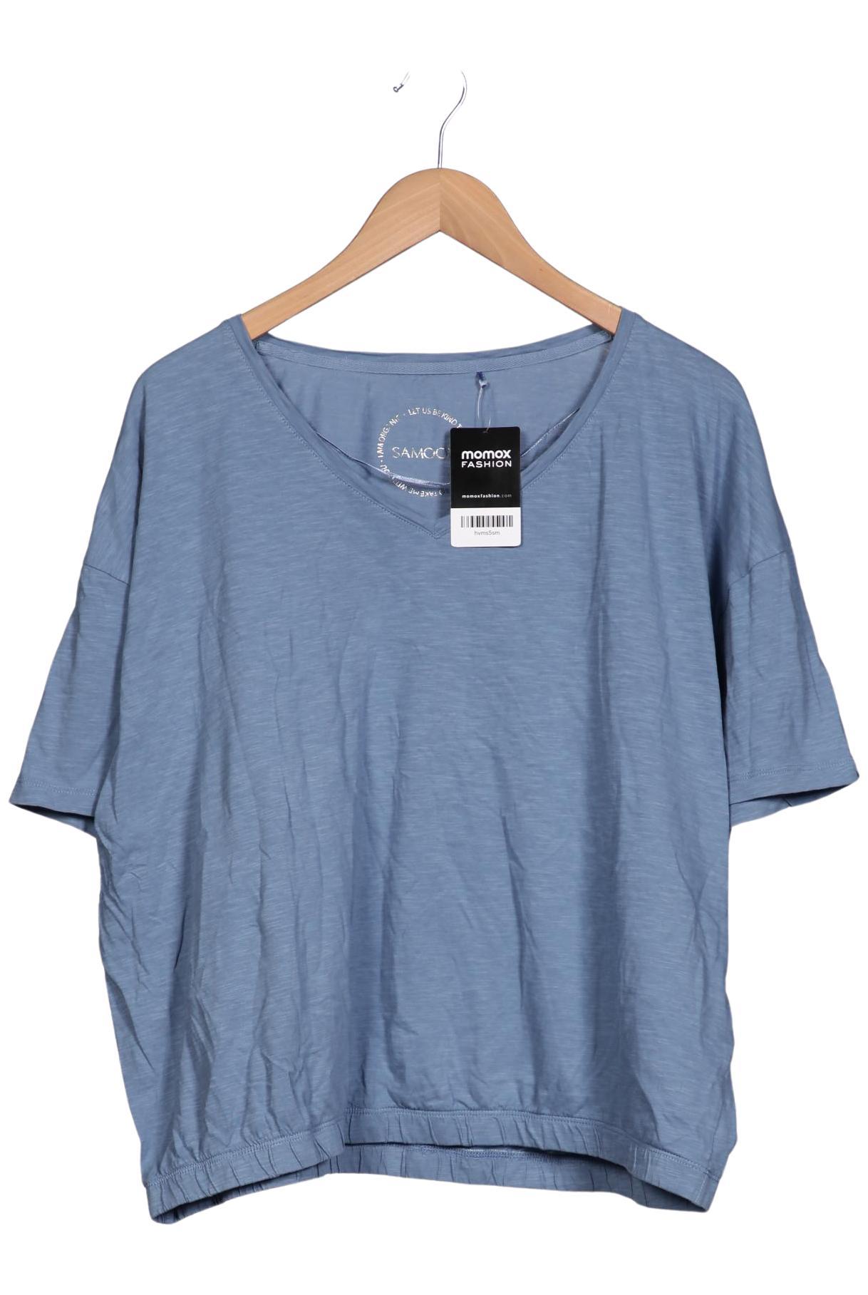 

Samoon by Gerry Weber Damen T-Shirt, hellblau, Gr. 48