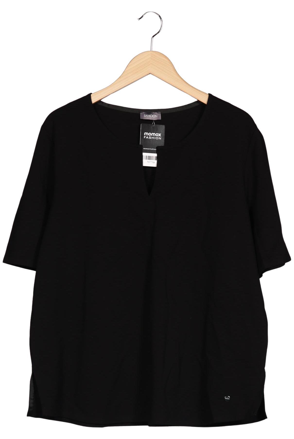 

Samoon by Gerry Weber Damen T-Shirt, schwarz, Gr. 46