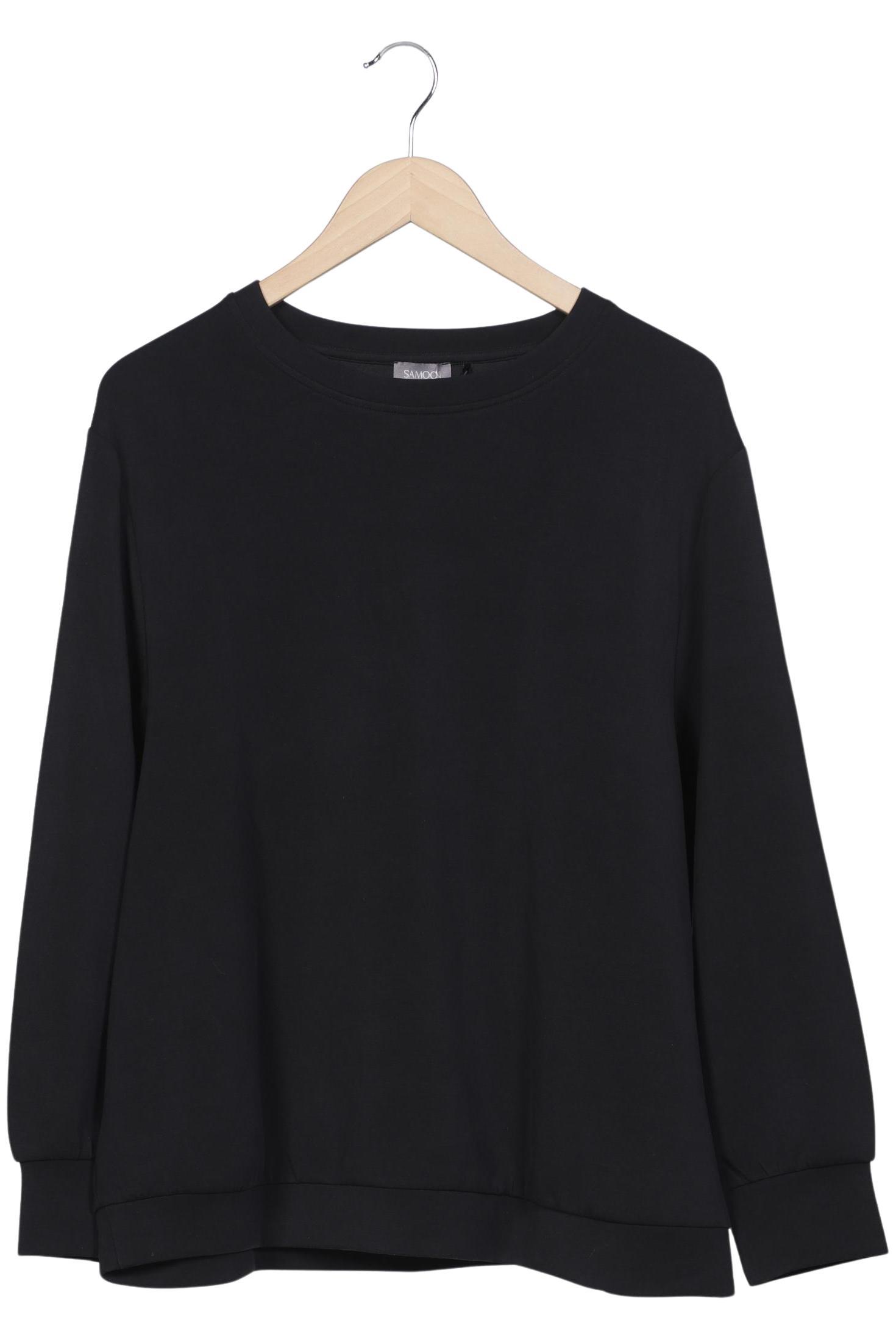 

Samoon by Gerry Weber Damen Sweatshirt, schwarz, Gr. 48