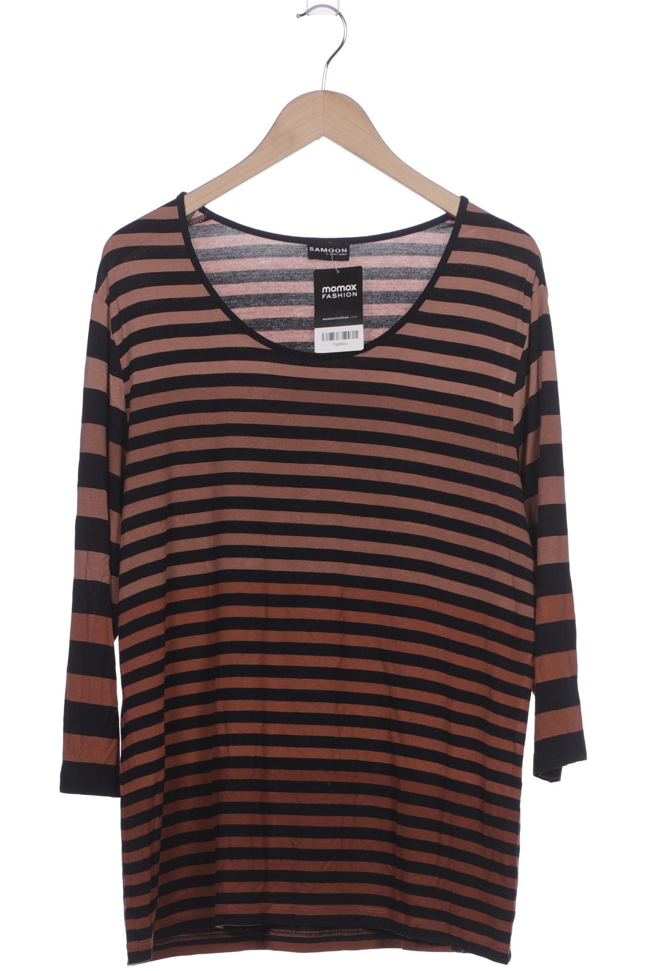 

Samoon by Gerry Weber Damen Langarmshirt, braun, Gr. 44