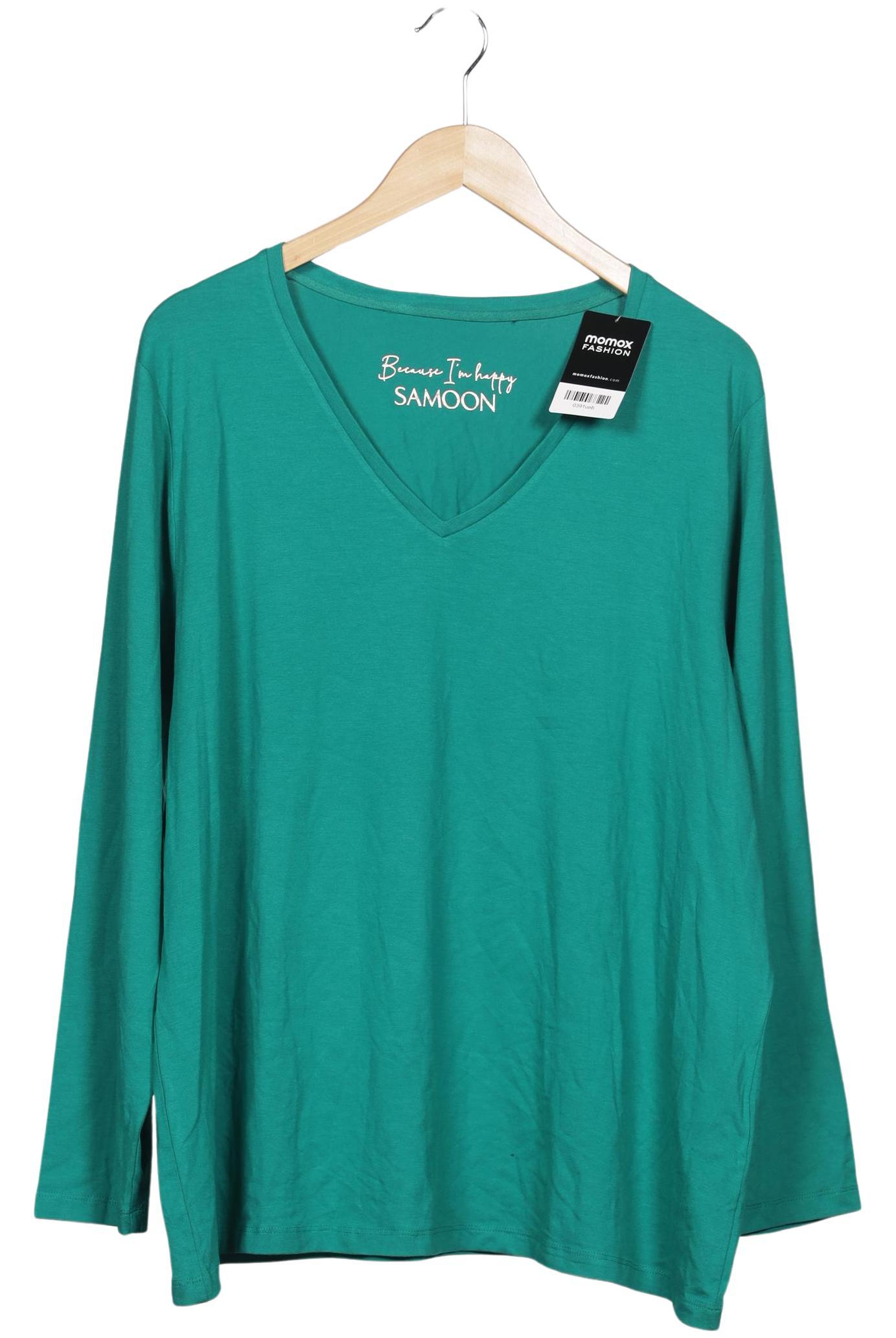 

Samoon by Gerry Weber Damen Langarmshirt, grün, Gr. 50