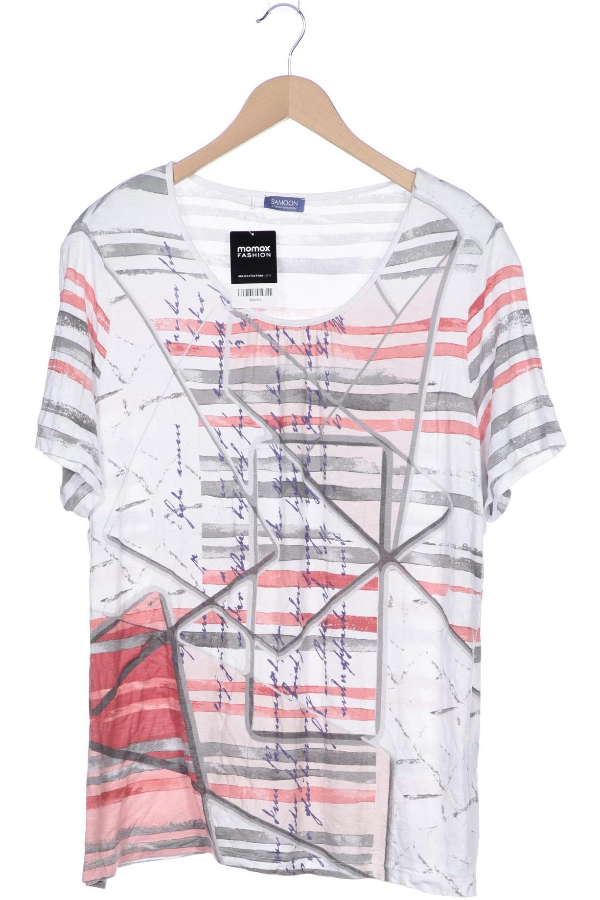 

Samoon by Gerry Weber Damen T-Shirt, weiß, Gr. 50