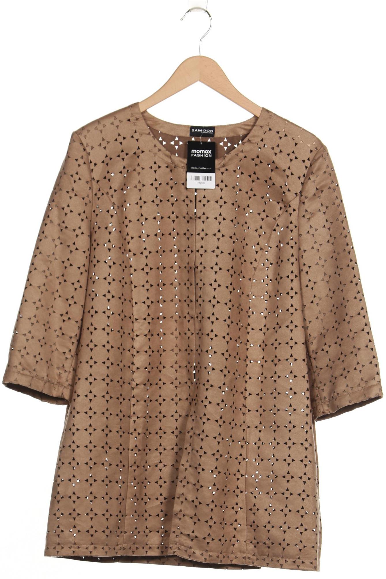 

Samoon by Gerry Weber Damen Strickjacke, beige, Gr. 44