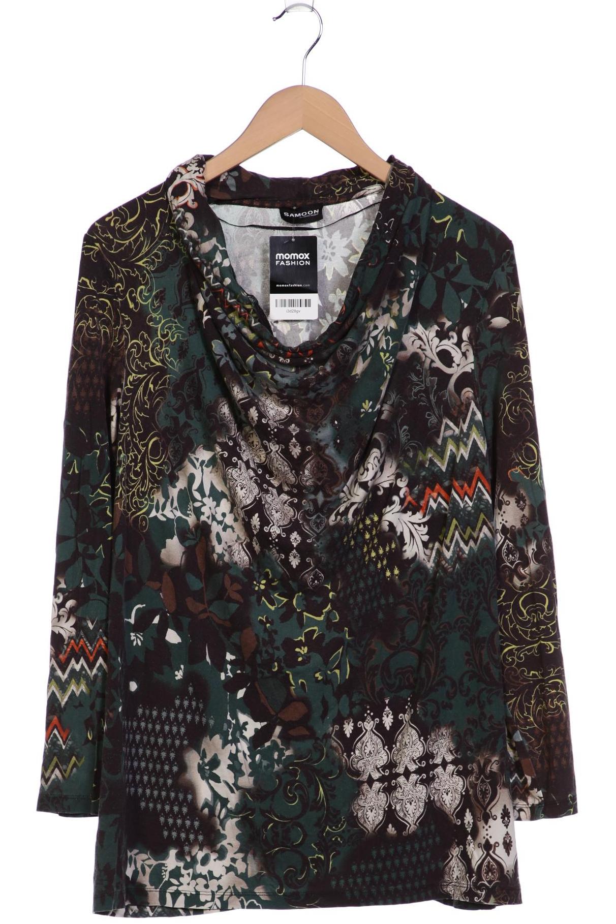 

Samoon by Gerry Weber Damen Langarmshirt, grün, Gr. 48