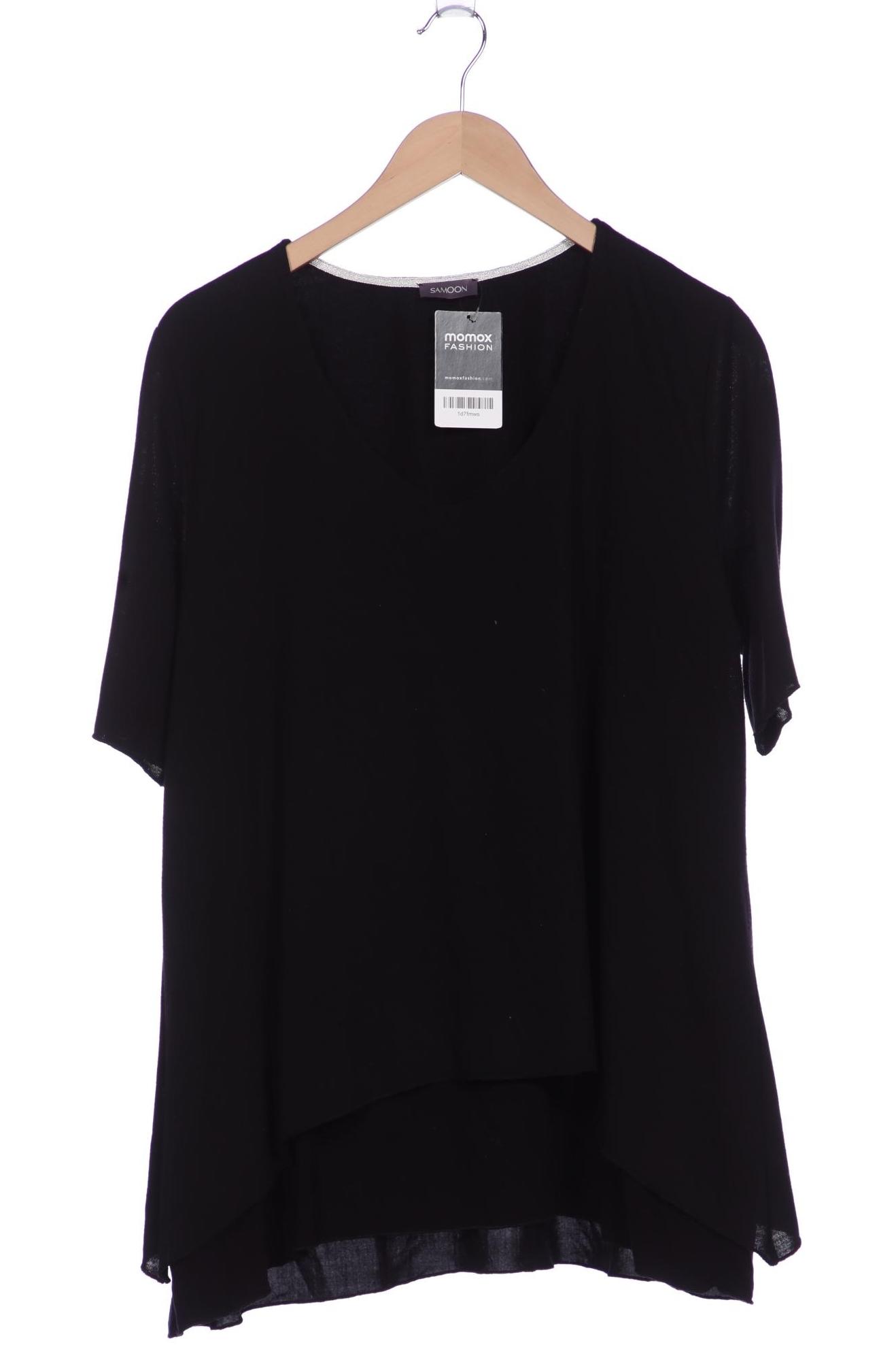 

Samoon by Gerry Weber Damen T-Shirt, schwarz, Gr. 46