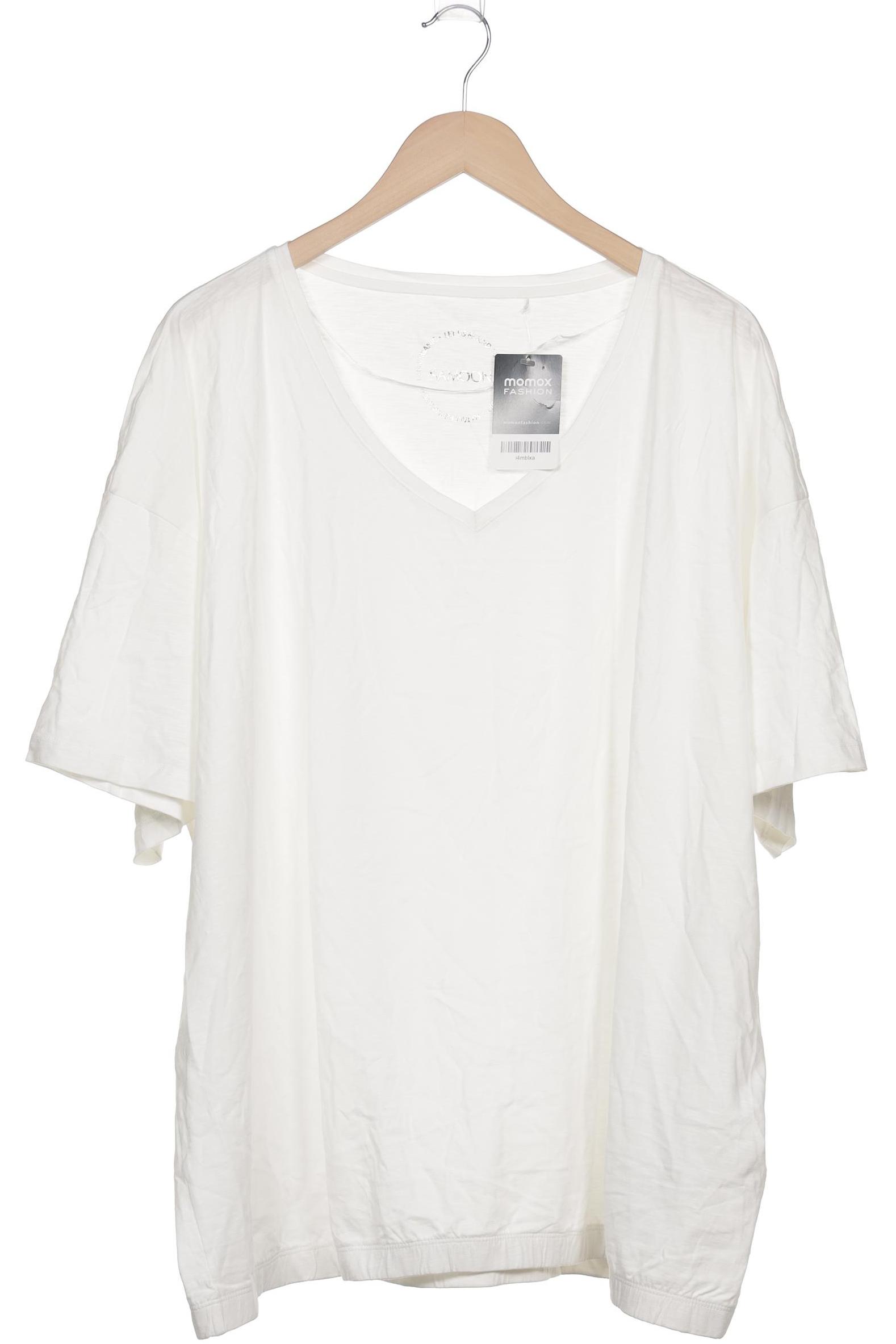 

Samoon by Gerry Weber Damen T-Shirt, weiß, Gr. 56
