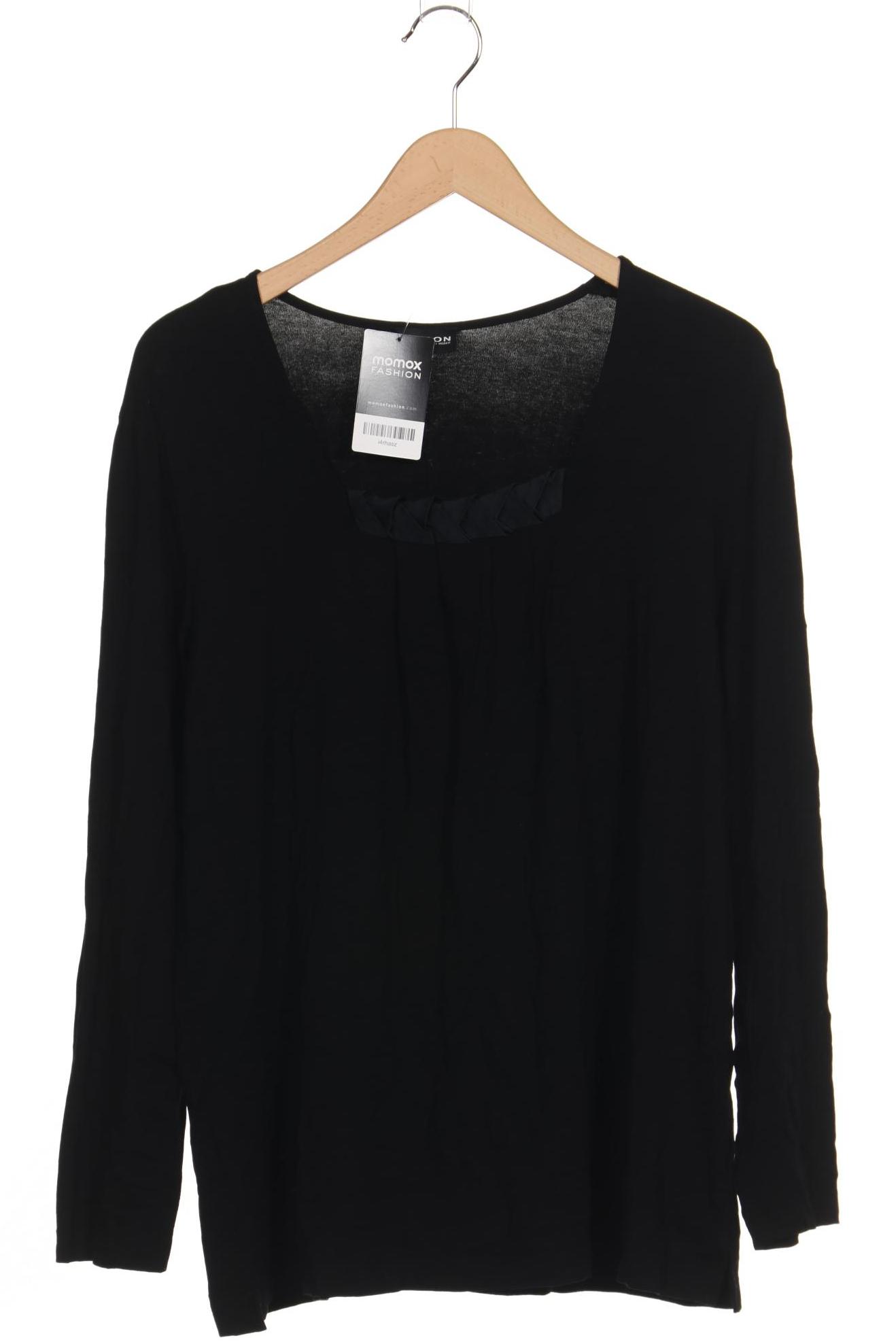 

Samoon by Gerry Weber Damen Langarmshirt, schwarz, Gr. 44