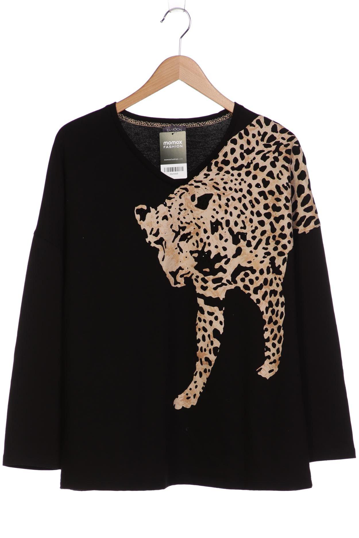 

Samoon by Gerry Weber Damen Sweatshirt, schwarz, Gr. 46