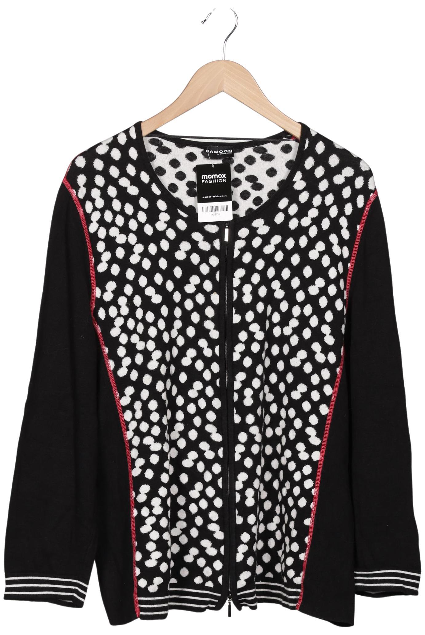 

Samoon by Gerry Weber Damen Strickjacke, schwarz, Gr. 48