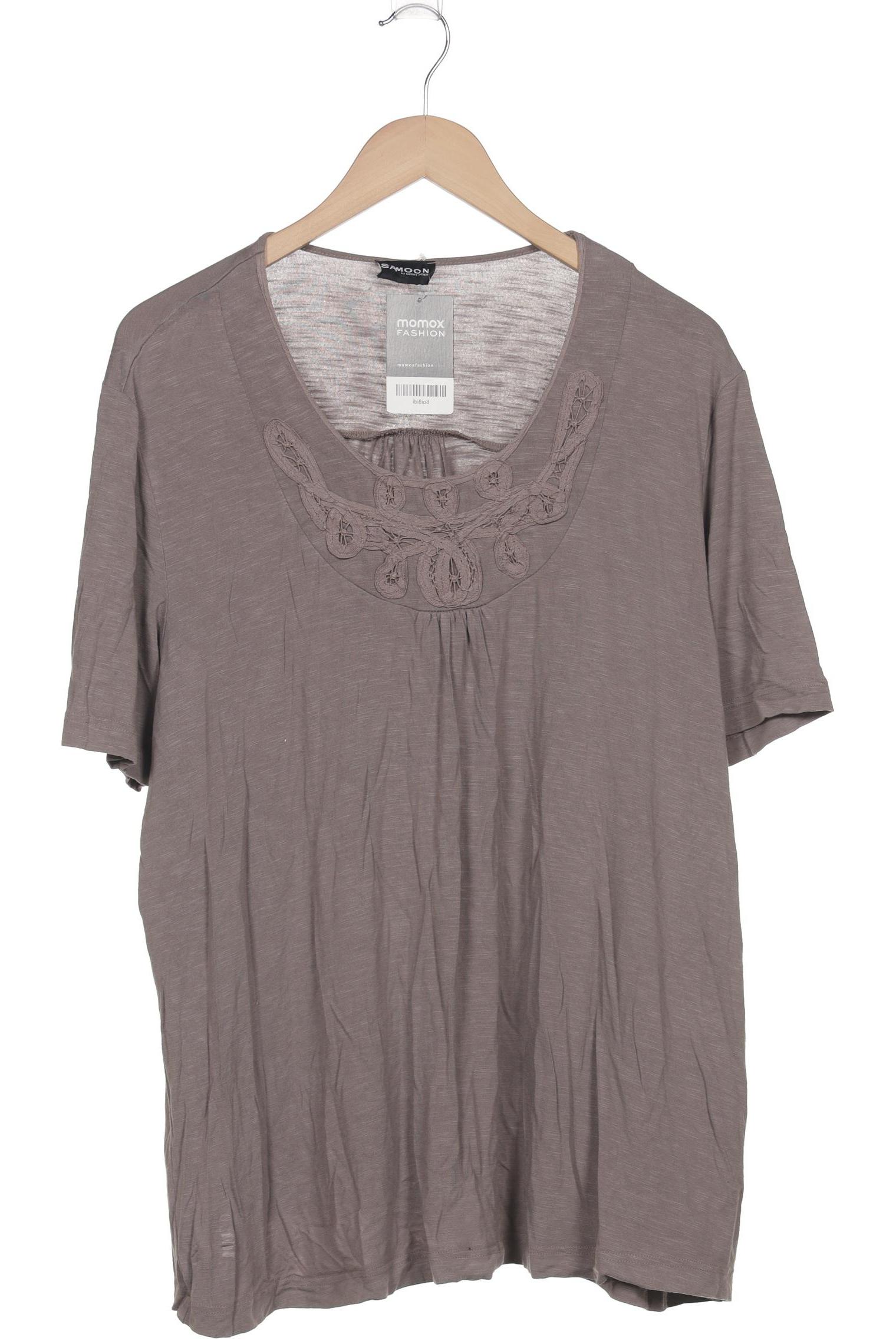 

Samoon by Gerry Weber Damen T-Shirt, grau, Gr. 48