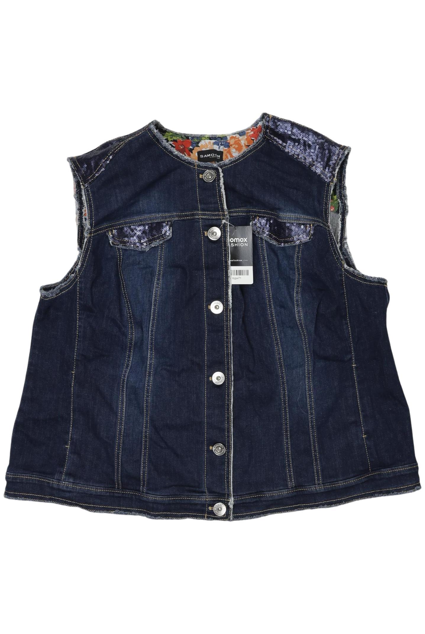

Samoon by Gerry Weber Damen Weste, marineblau, Gr. 48
