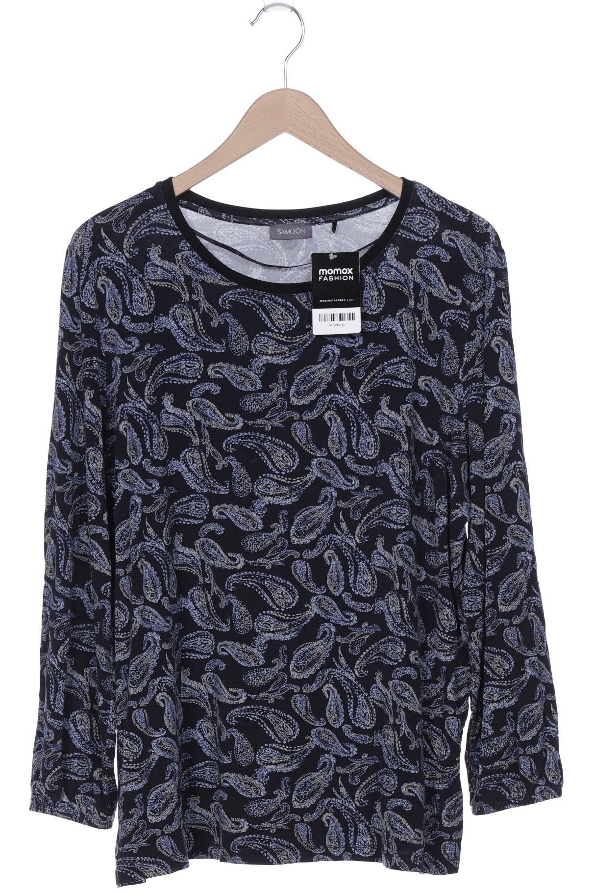 

Samoon by Gerry Weber Damen Langarmshirt, marineblau, Gr. 46