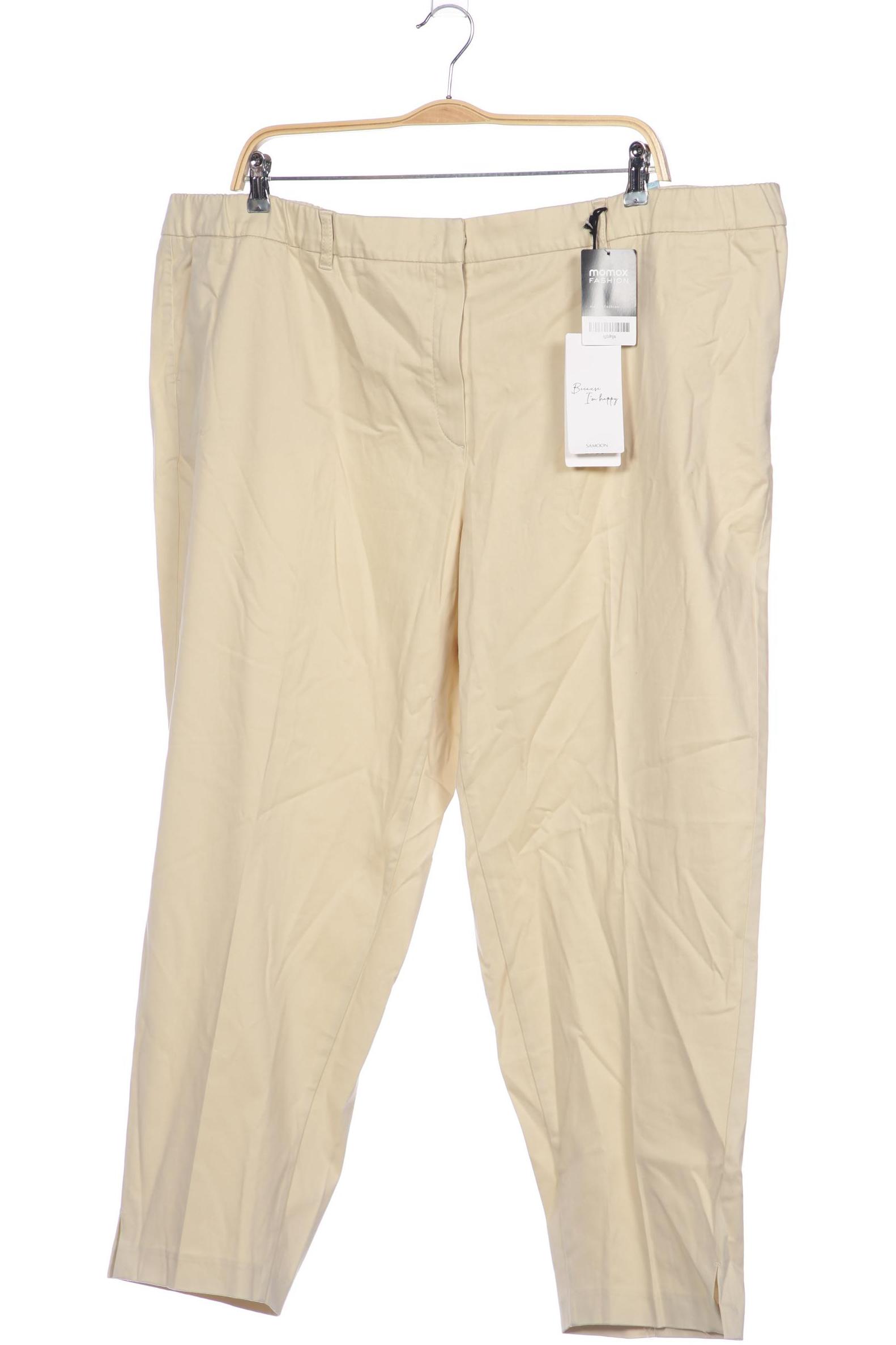 

Samoon by Gerry Weber Damen Stoffhose, beige, Gr. 56