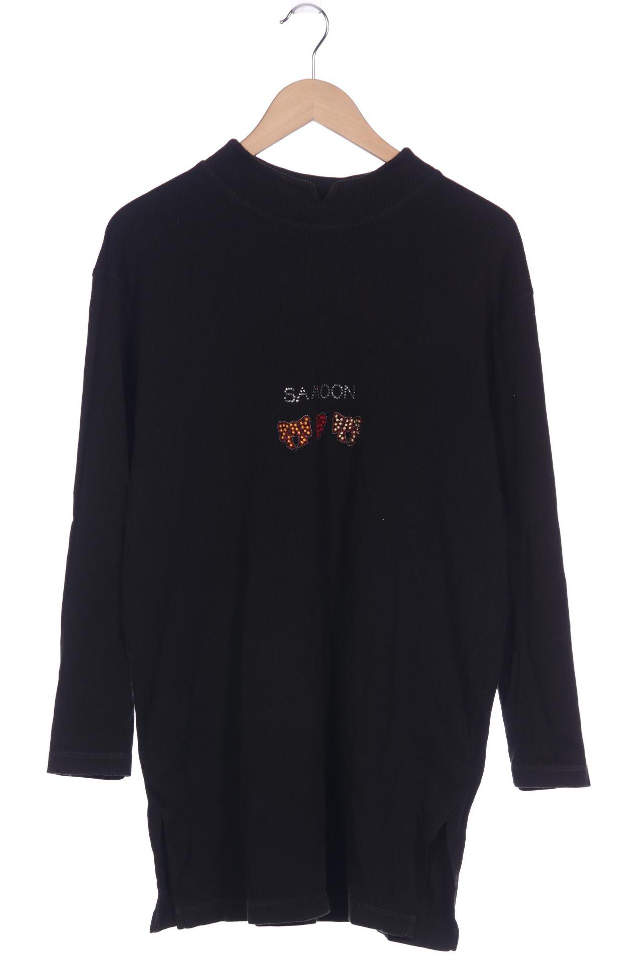 

Samoon by Gerry Weber Damen Langarmshirt, schwarz, Gr. 46