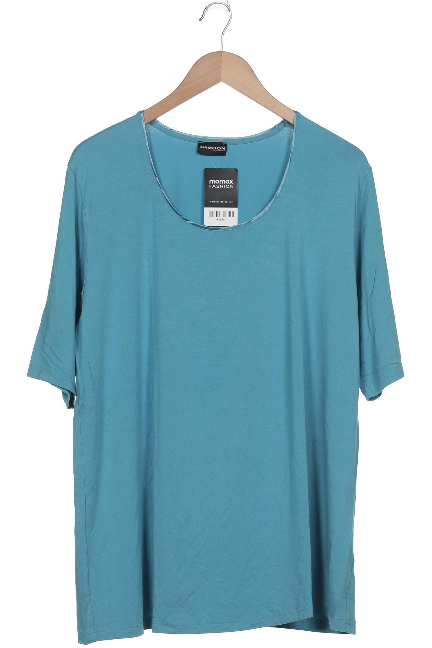 

Samoon by Gerry Weber Damen T-Shirt, blau, Gr. 50