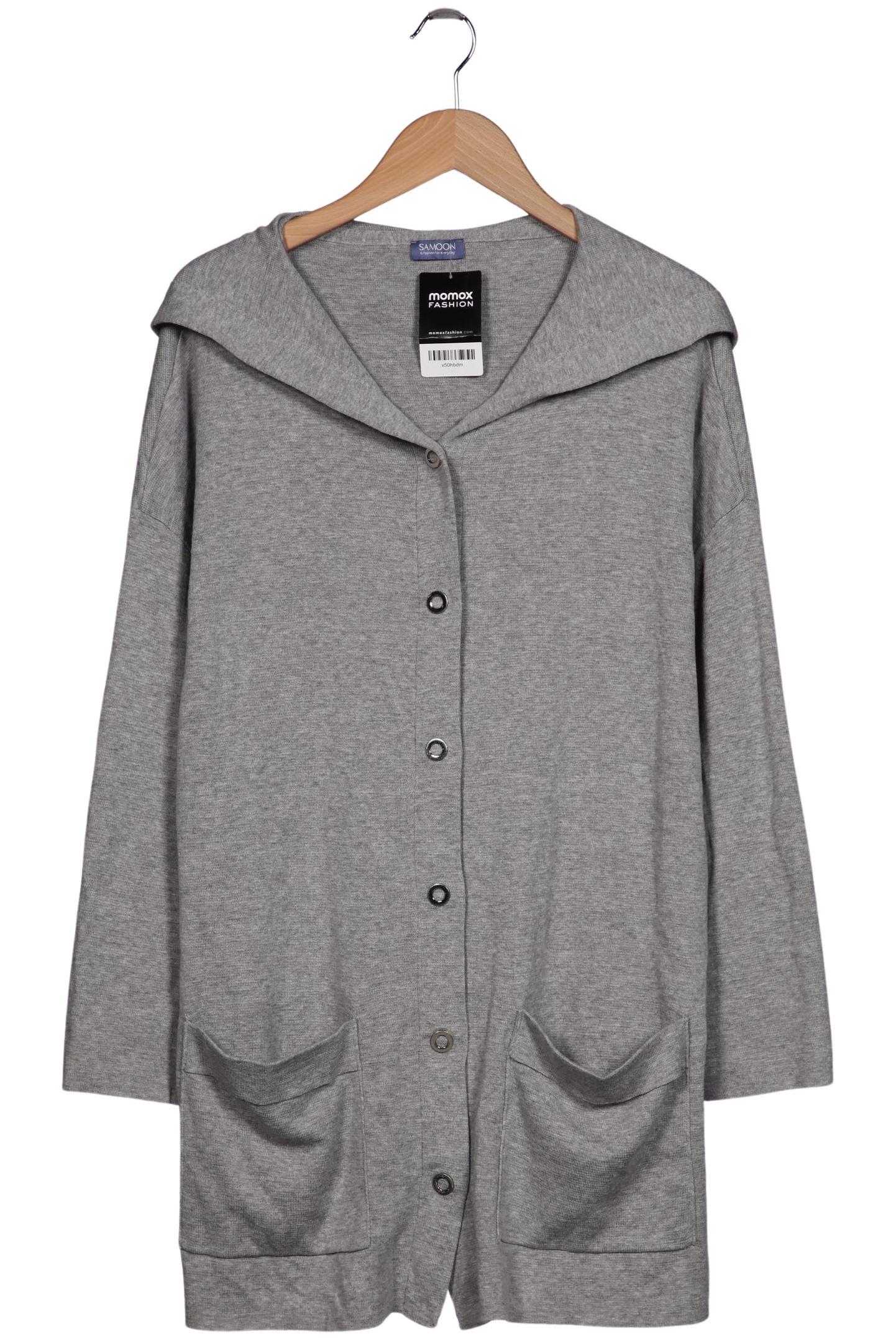 

Samoon by Gerry Weber Damen Strickjacke, grau, Gr. 48