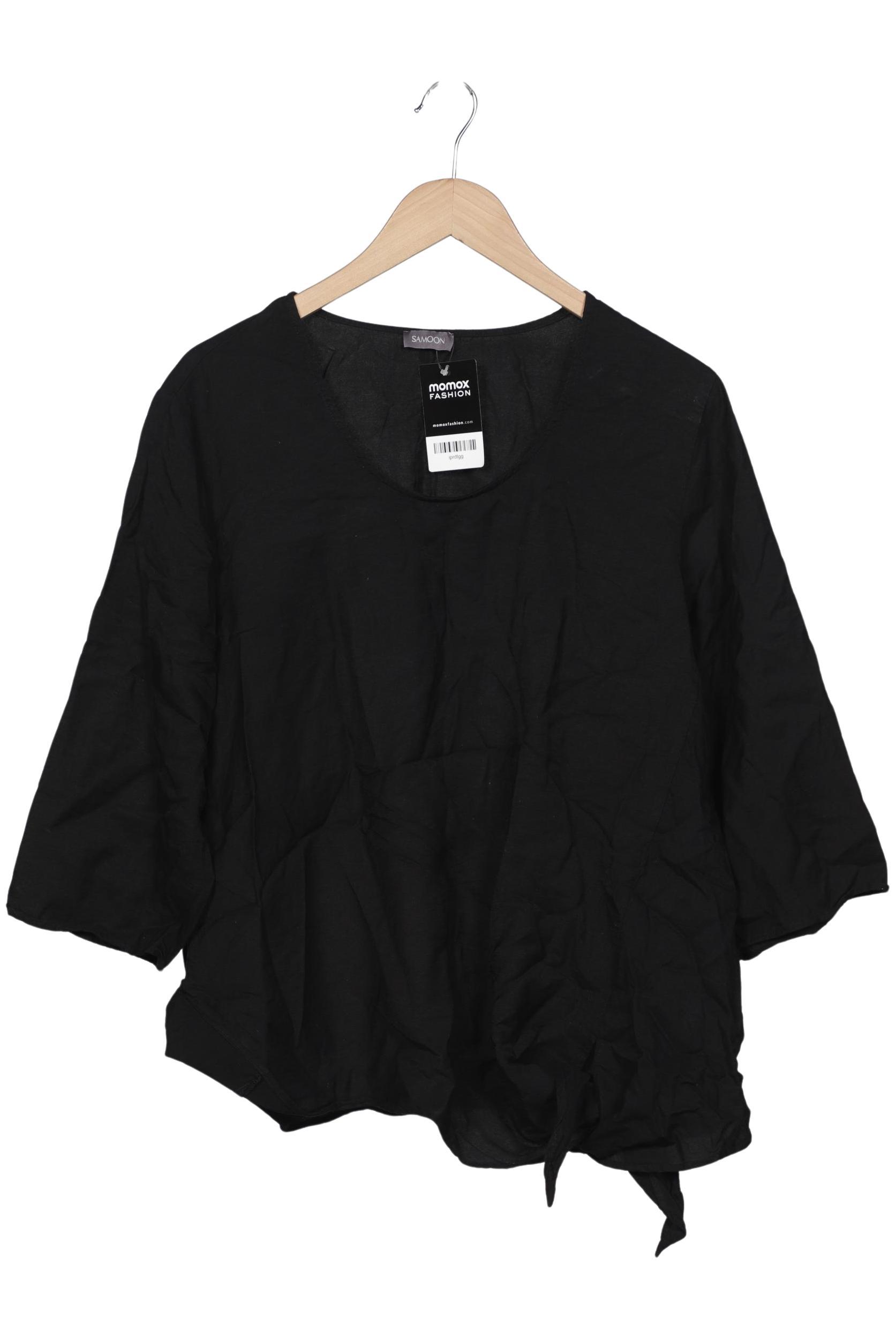 

Samoon by Gerry Weber Damen Langarmshirt, schwarz, Gr. 50