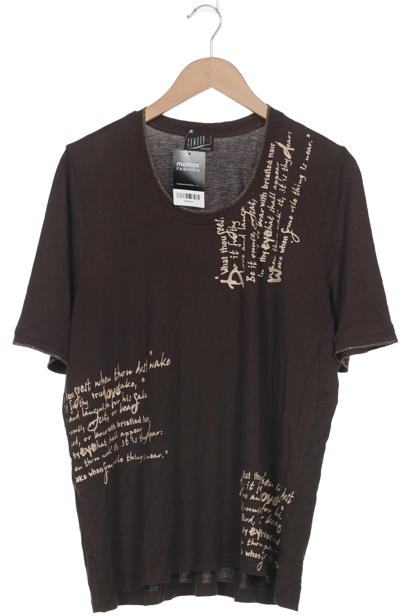 

Samoon by Gerry Weber Damen T-Shirt, braun, Gr. 48