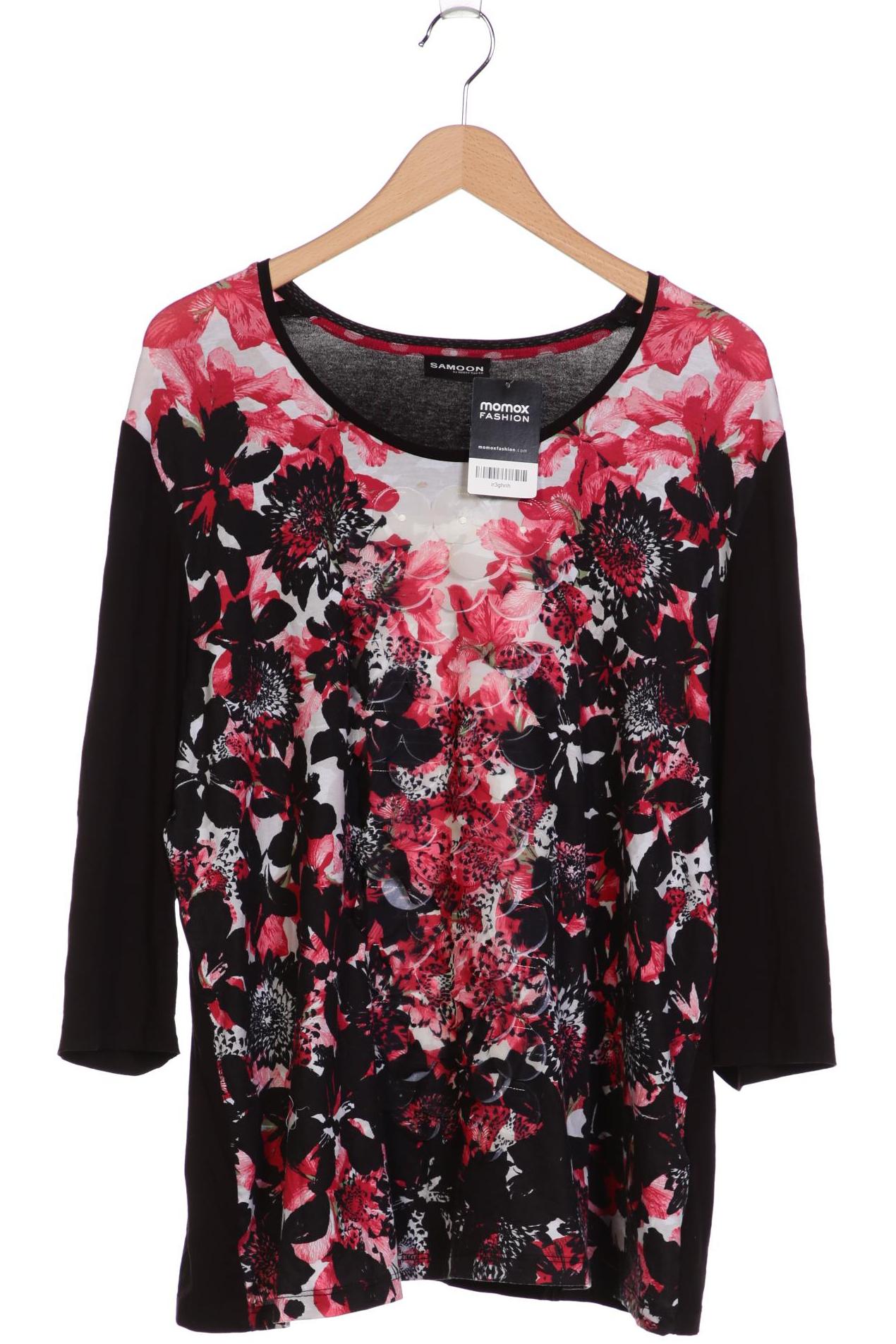 

Samoon by Gerry Weber Damen Langarmshirt, schwarz, Gr. 50