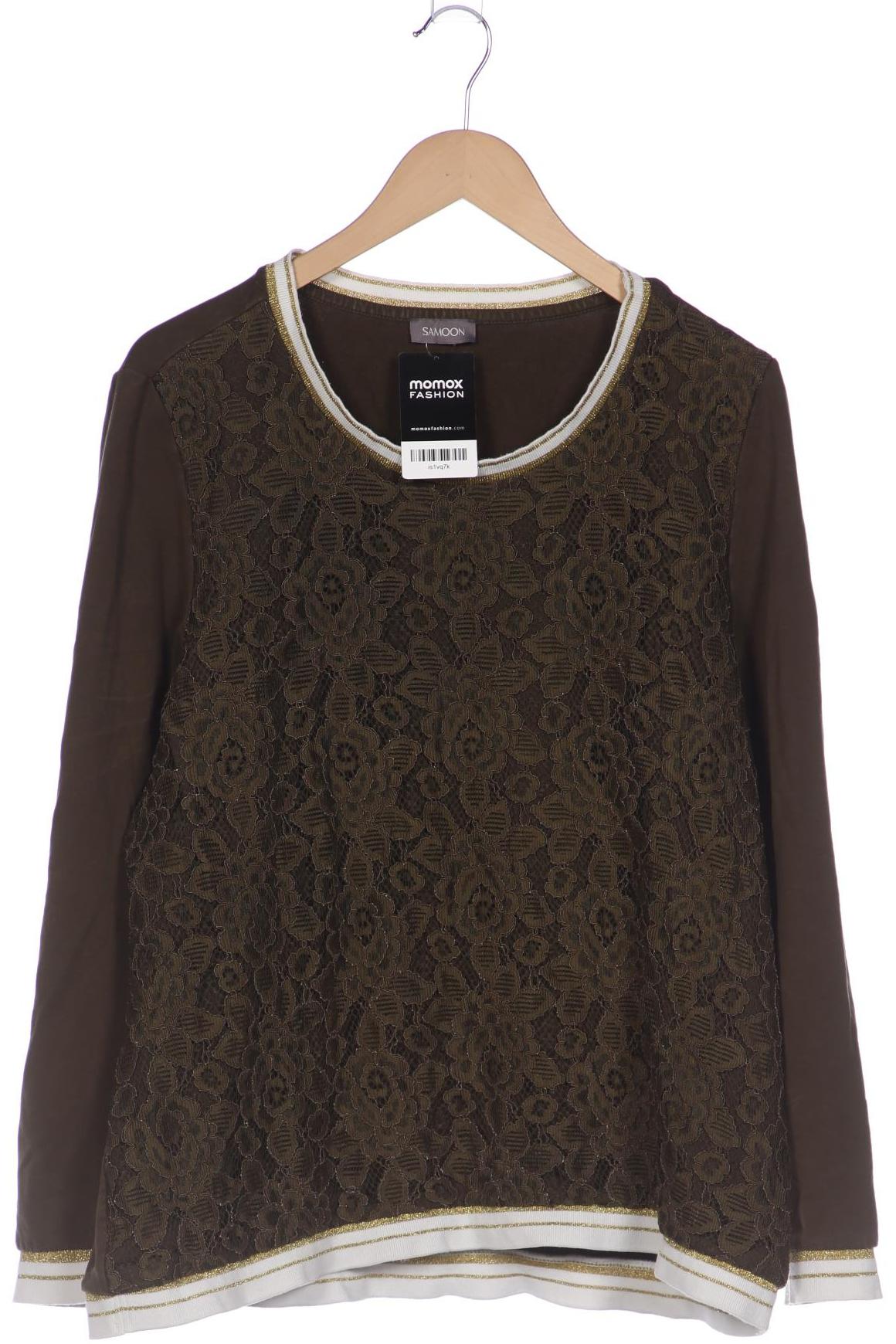 

Samoon by Gerry Weber Damen Sweatshirt, grün, Gr. 46
