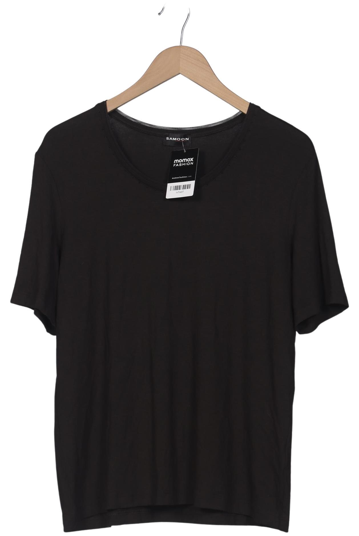 

Samoon by Gerry Weber Damen T-Shirt, schwarz, Gr. 44