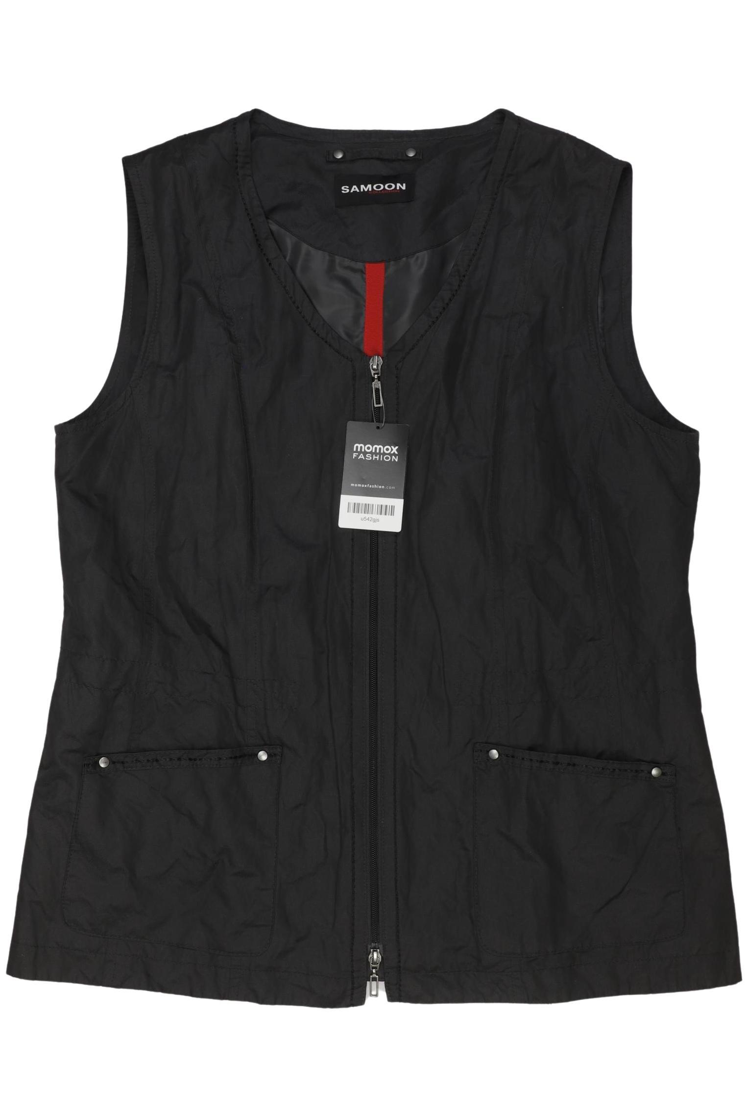 

Samoon by Gerry Weber Damen Weste, schwarz, Gr. 44