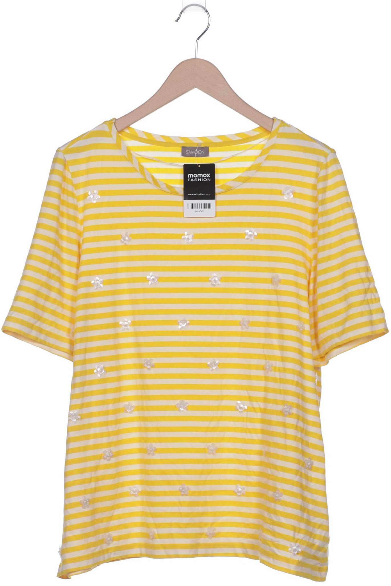 

Samoon by Gerry Weber Damen T-Shirt, gelb, Gr. 50