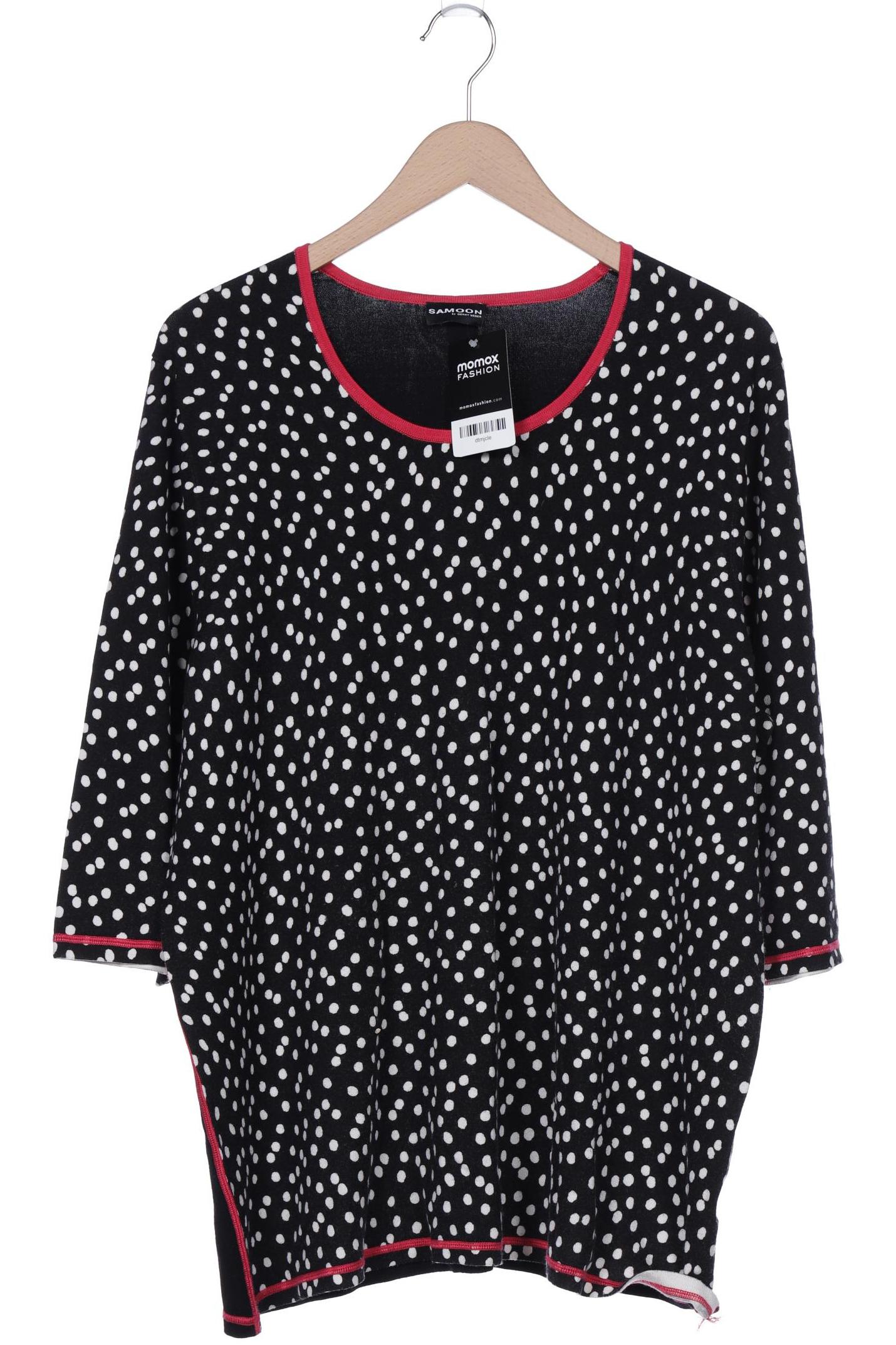 

Samoon by Gerry Weber Damen Pullover, schwarz, Gr. 52