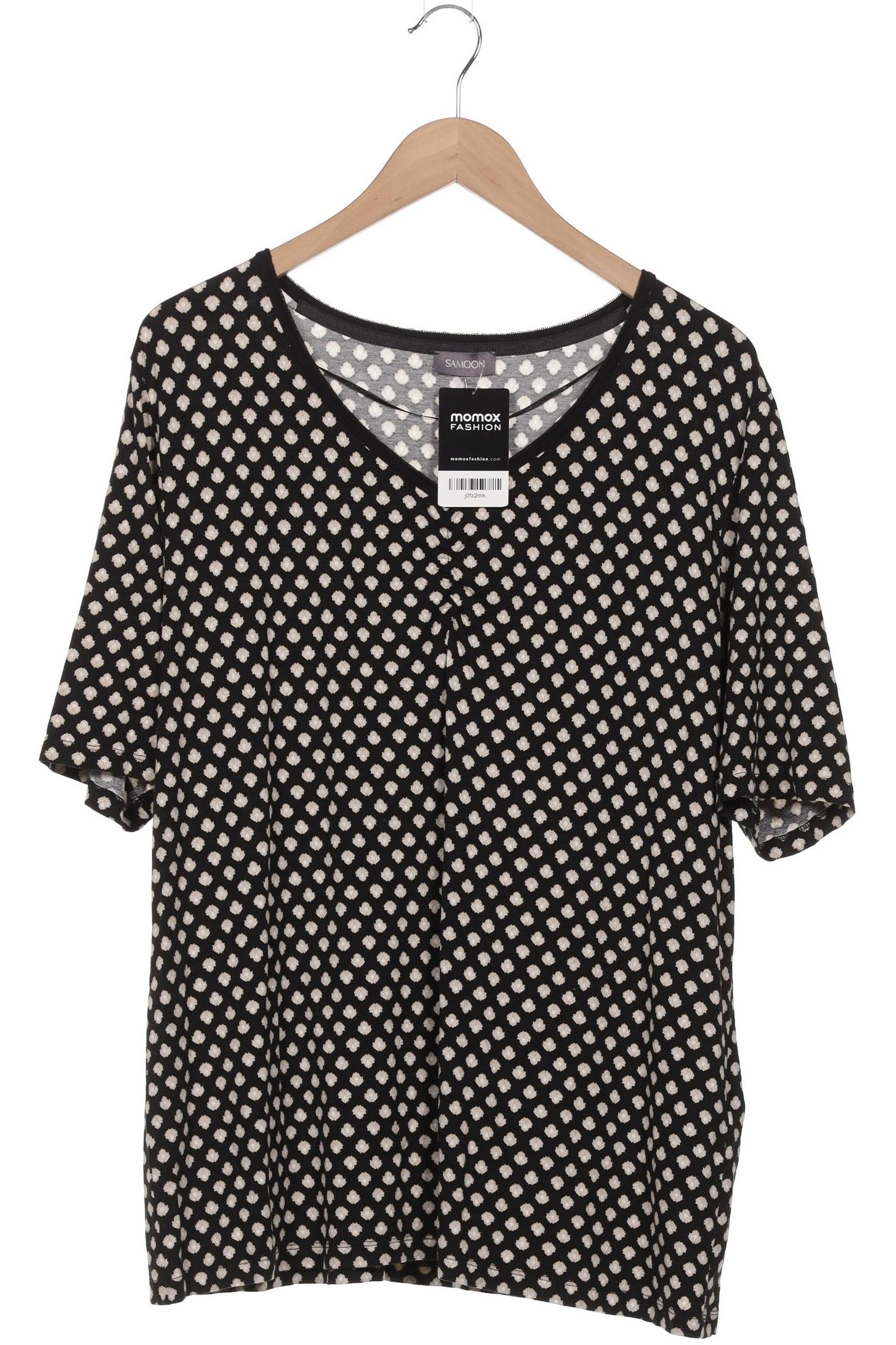 

Samoon by Gerry Weber Damen T-Shirt, schwarz, Gr. 46