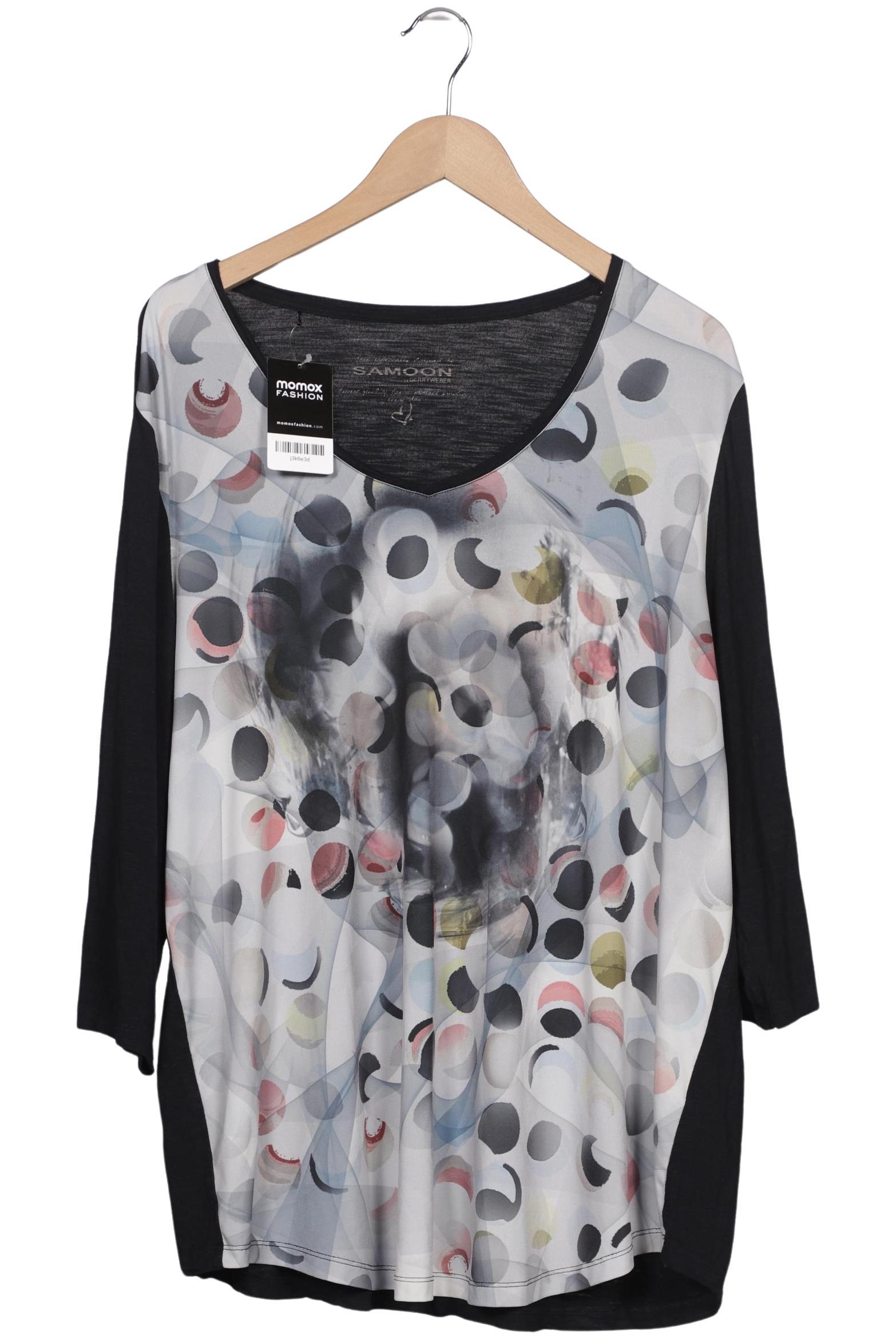 

Samoon by Gerry Weber Damen T-Shirt, schwarz, Gr. 46