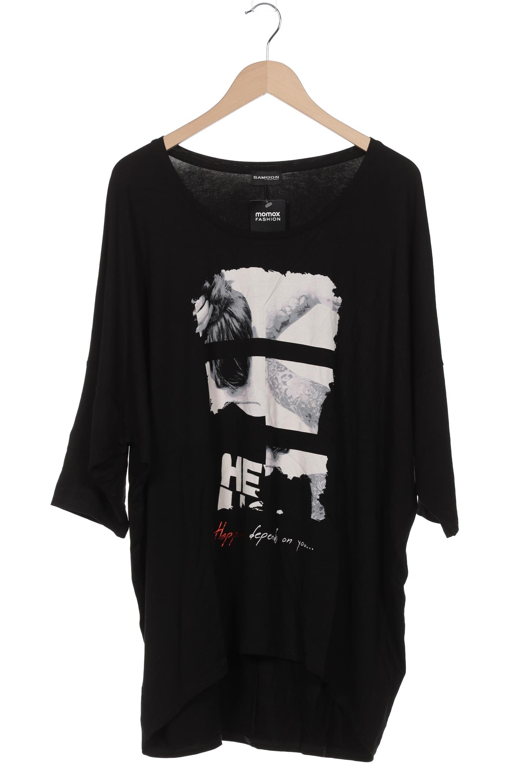 

Samoon by Gerry Weber Damen T-Shirt, schwarz, Gr. 52