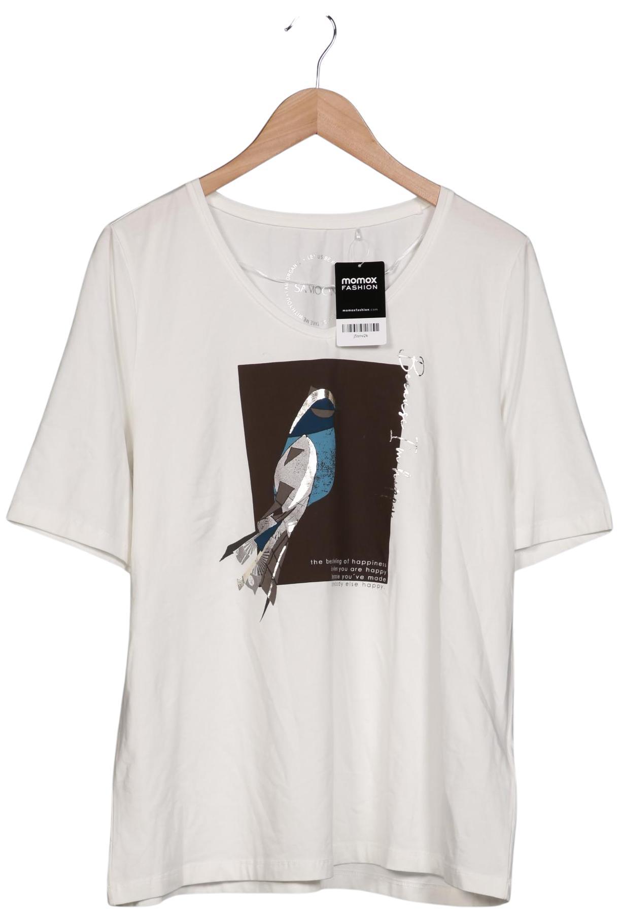 

Samoon by Gerry Weber Damen T-Shirt, weiß, Gr. 44