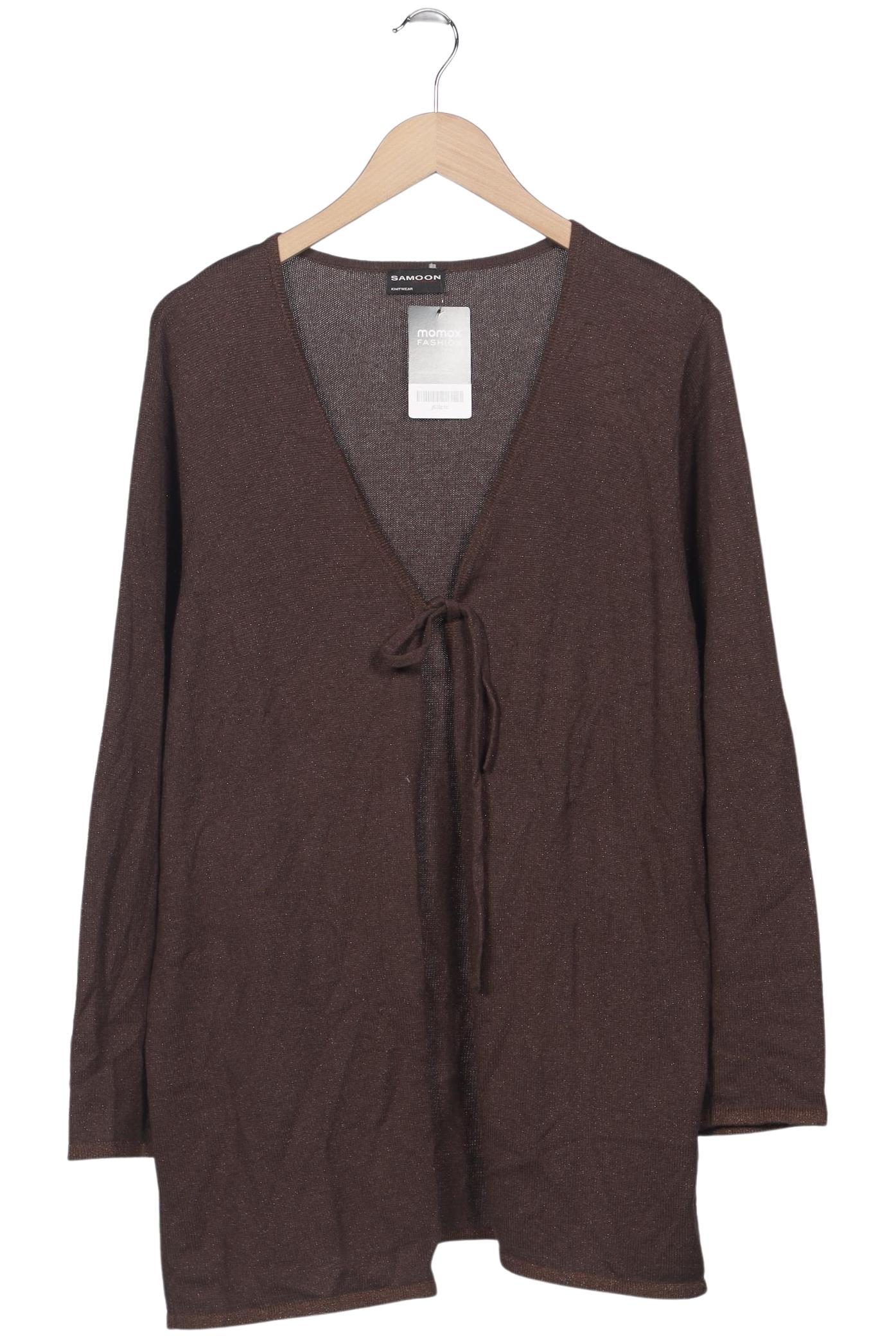 

Samoon by Gerry Weber Damen Strickjacke, braun, Gr. 48