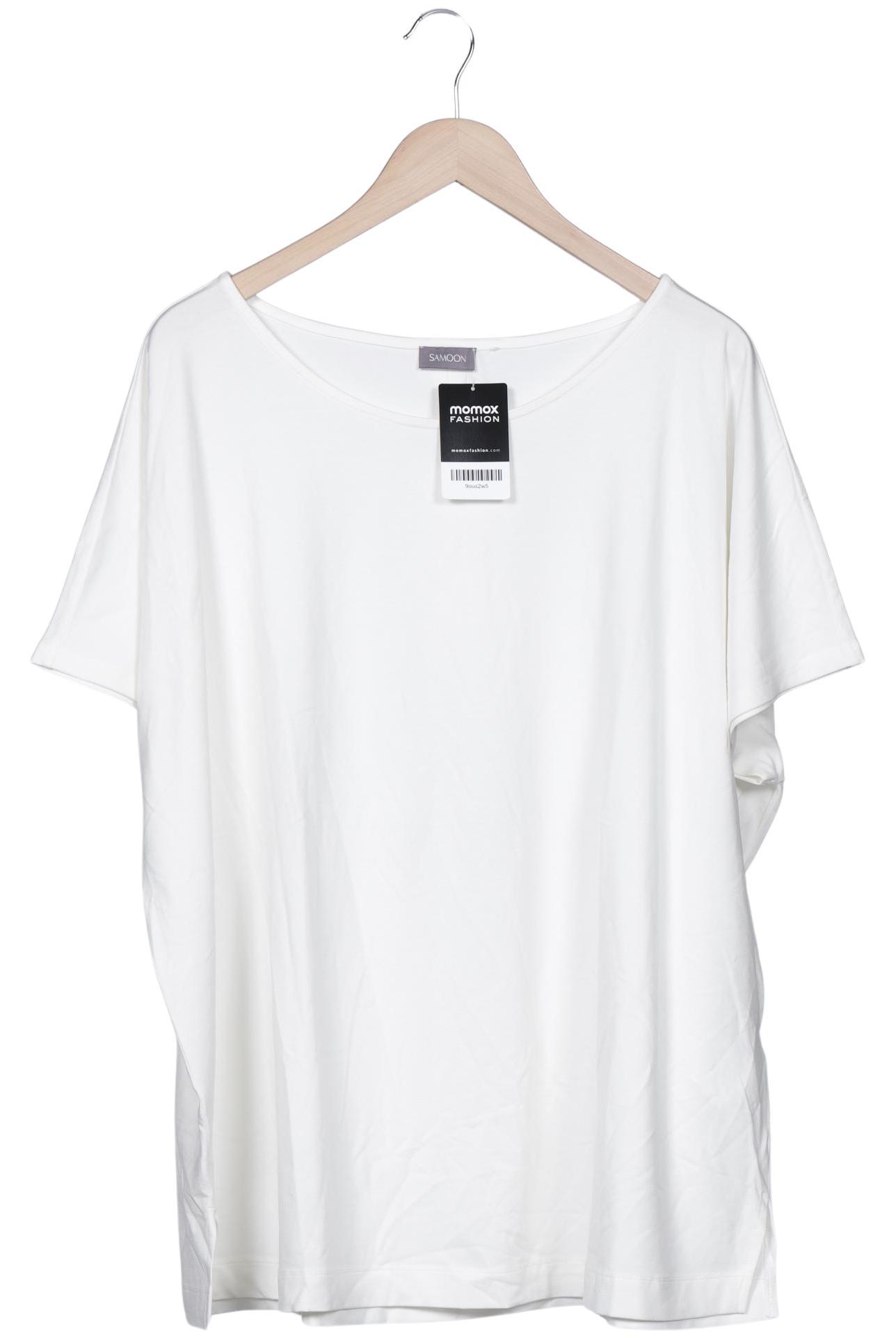 

Samoon by Gerry Weber Damen T-Shirt, weiß, Gr. 52