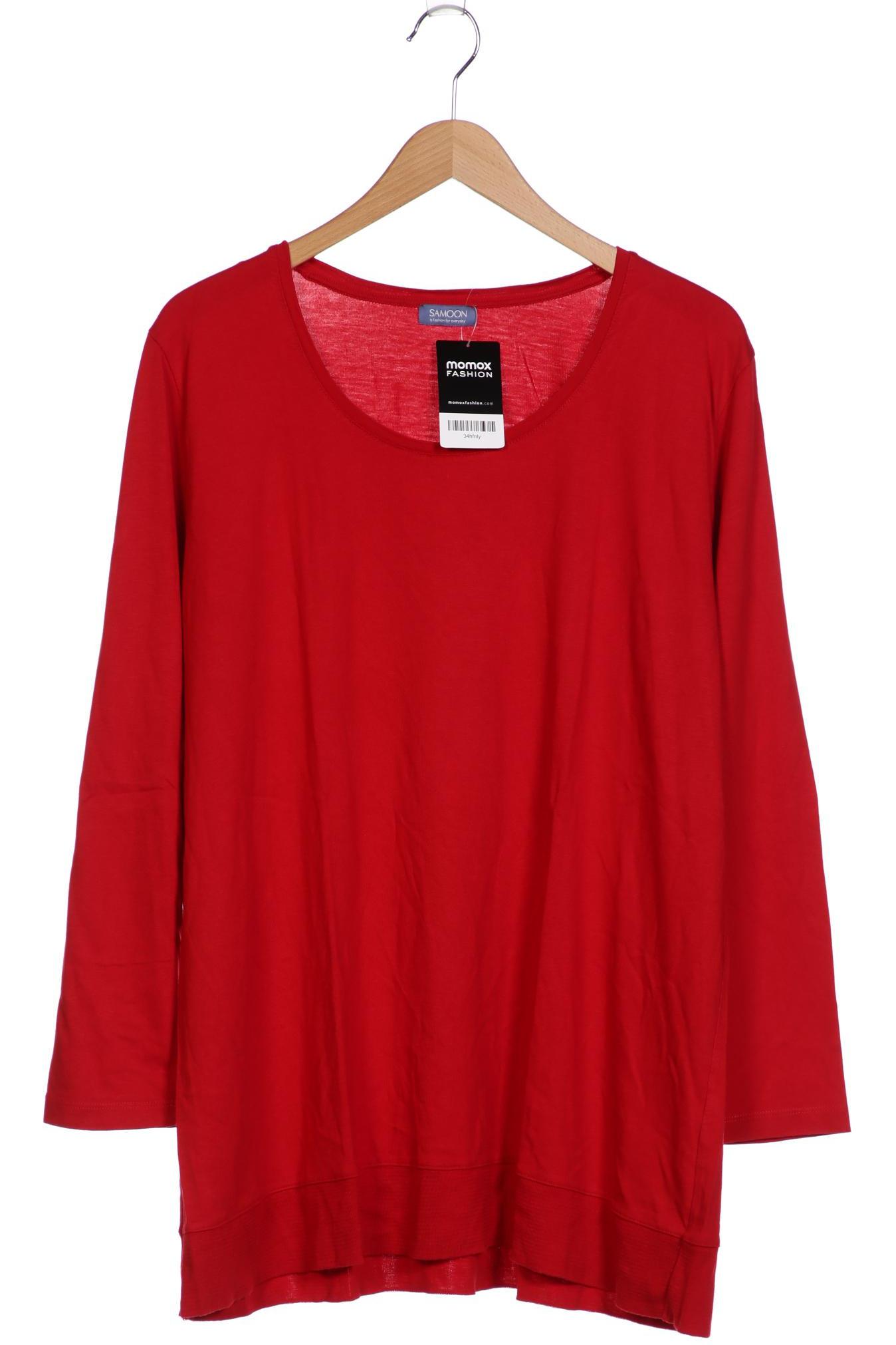 

Samoon by Gerry Weber Damen Langarmshirt, rot, Gr. 50