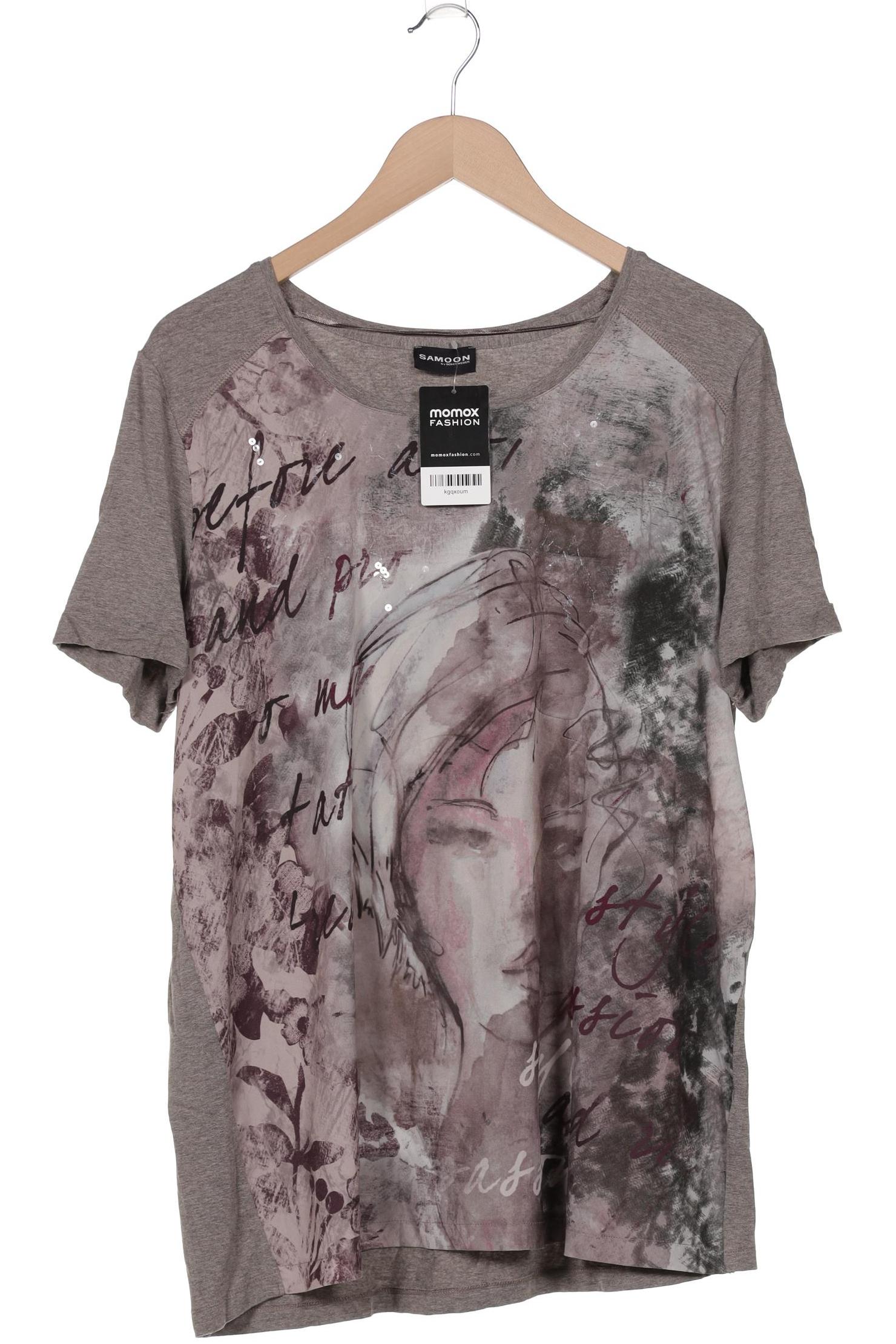 

Samoon by Gerry Weber Damen T-Shirt, braun, Gr. 46